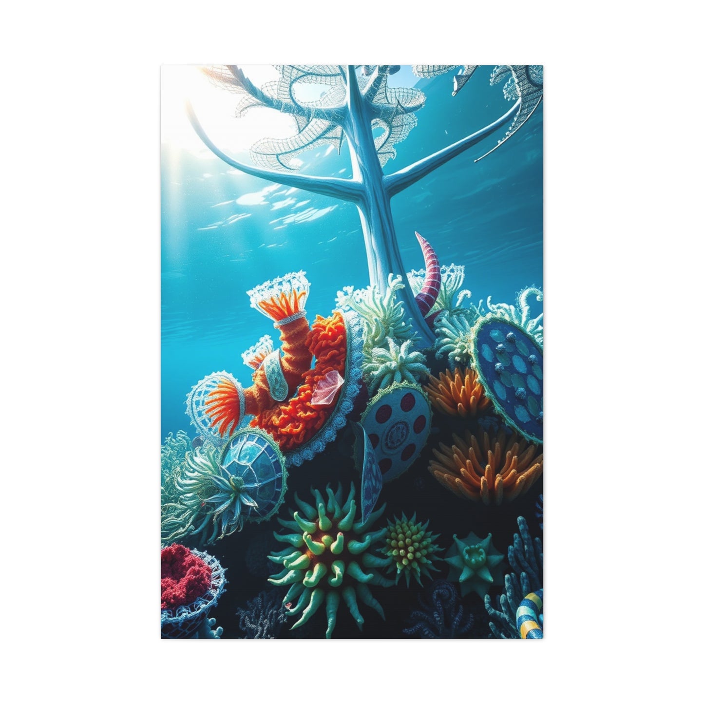 Pearlescent Wave Imagery Wall Art & Canvas Print