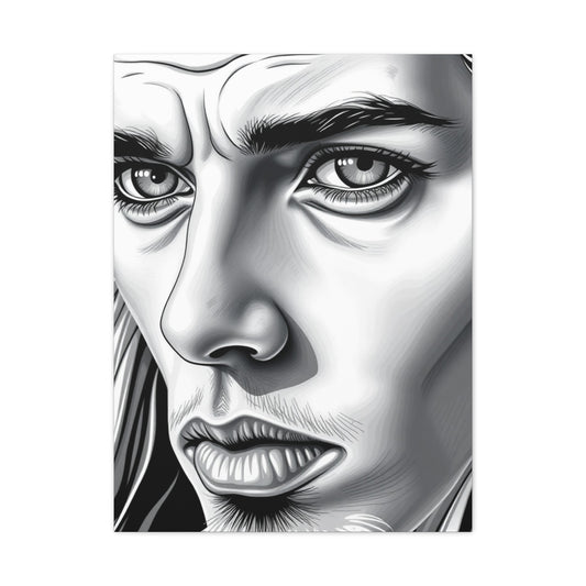 Supreme Black and White Illustrations Art Collection Wall Art & Canvas Print