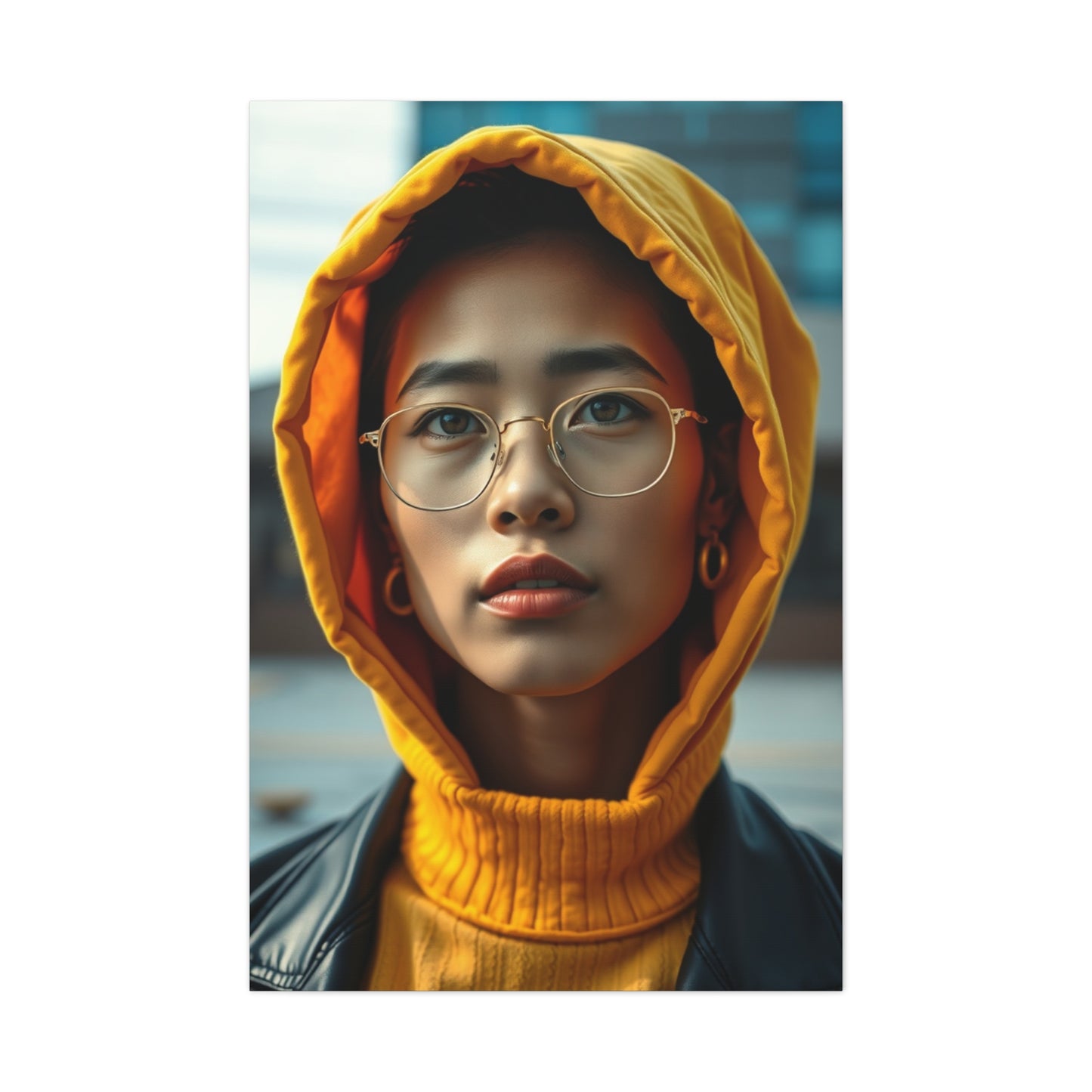 Lustrous Marigold Mural Wall Art & Canvas Print