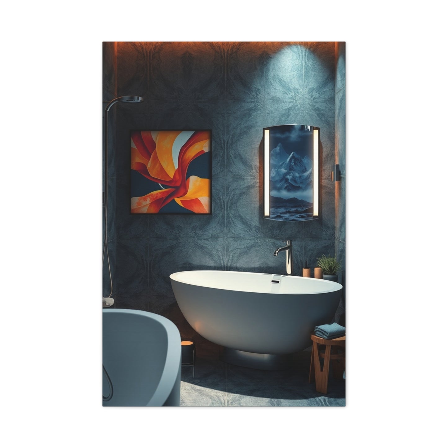 Refined Bath Sanctuary Art Wall Art & Canvas Print