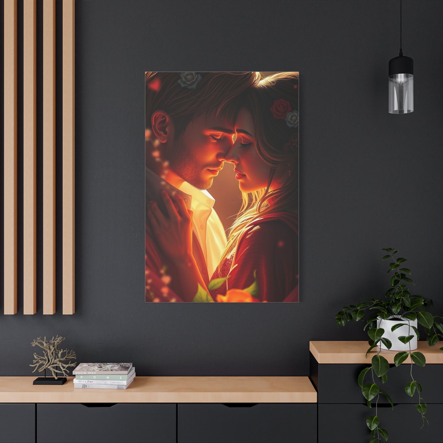 Radiant Love Art Wall Art & Canvas Print