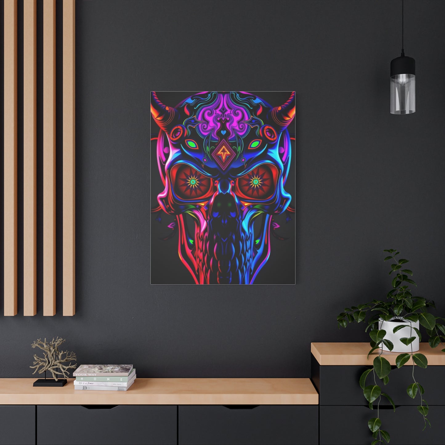 Trance Skull Elegance Wall Art & Canvas Print