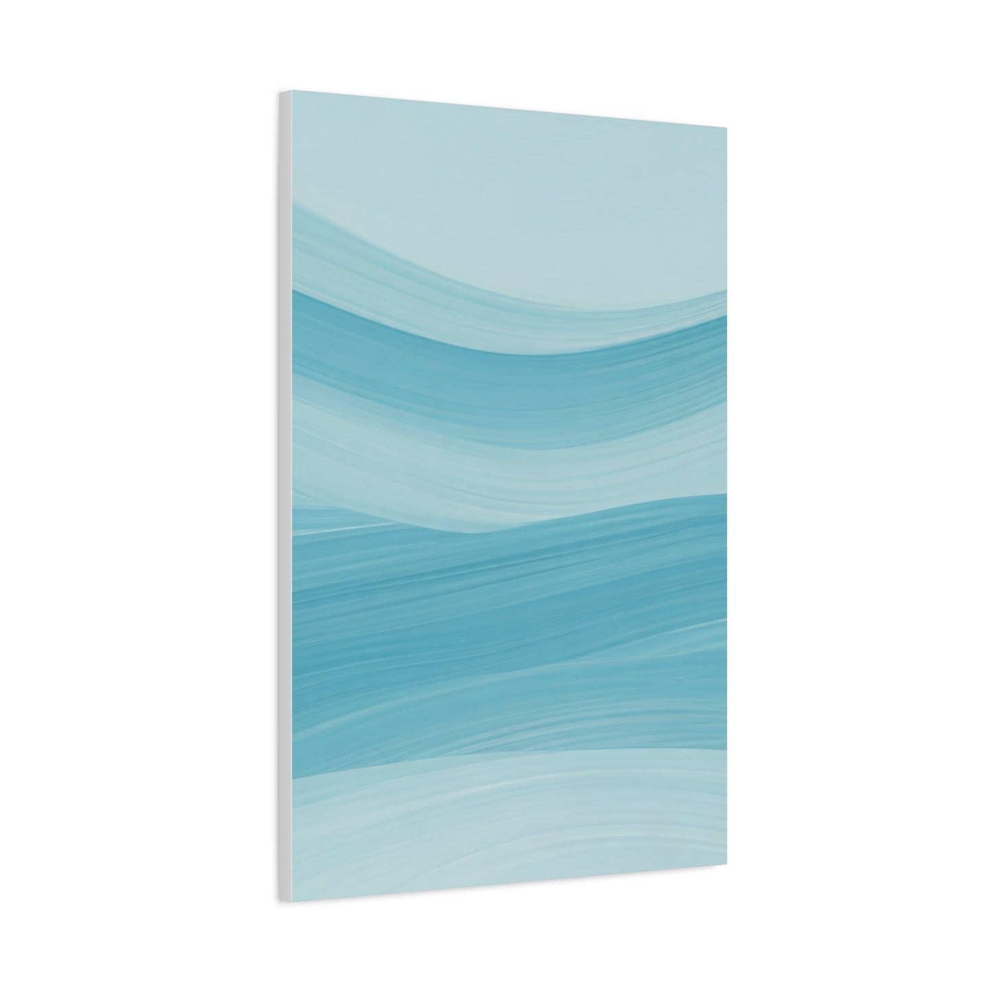 Serene Blue Wave Flow Wall Art & Canvas Prints