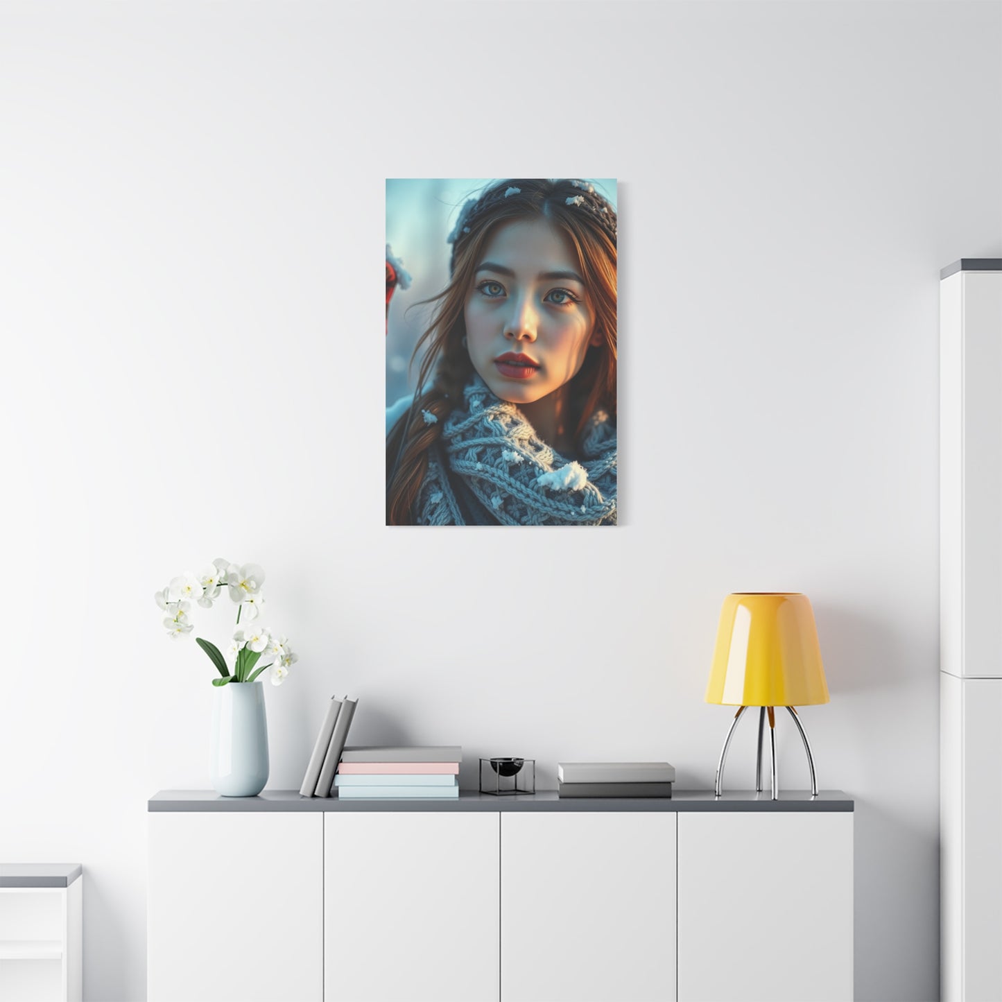 Silent Snowfall Elegance Wall Art & Canvas Print