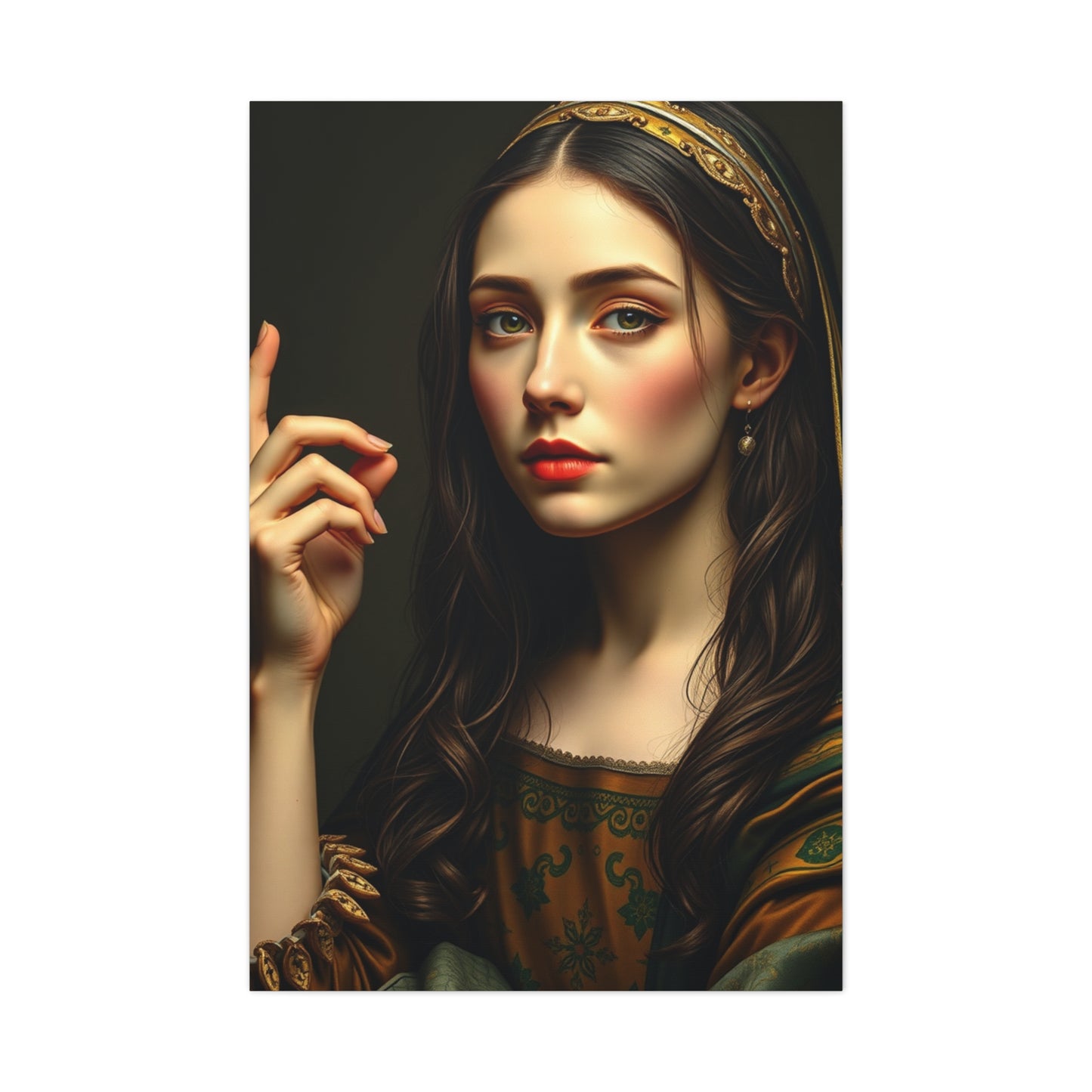 Divine Profile Artisan Wall Art & Canvas Print