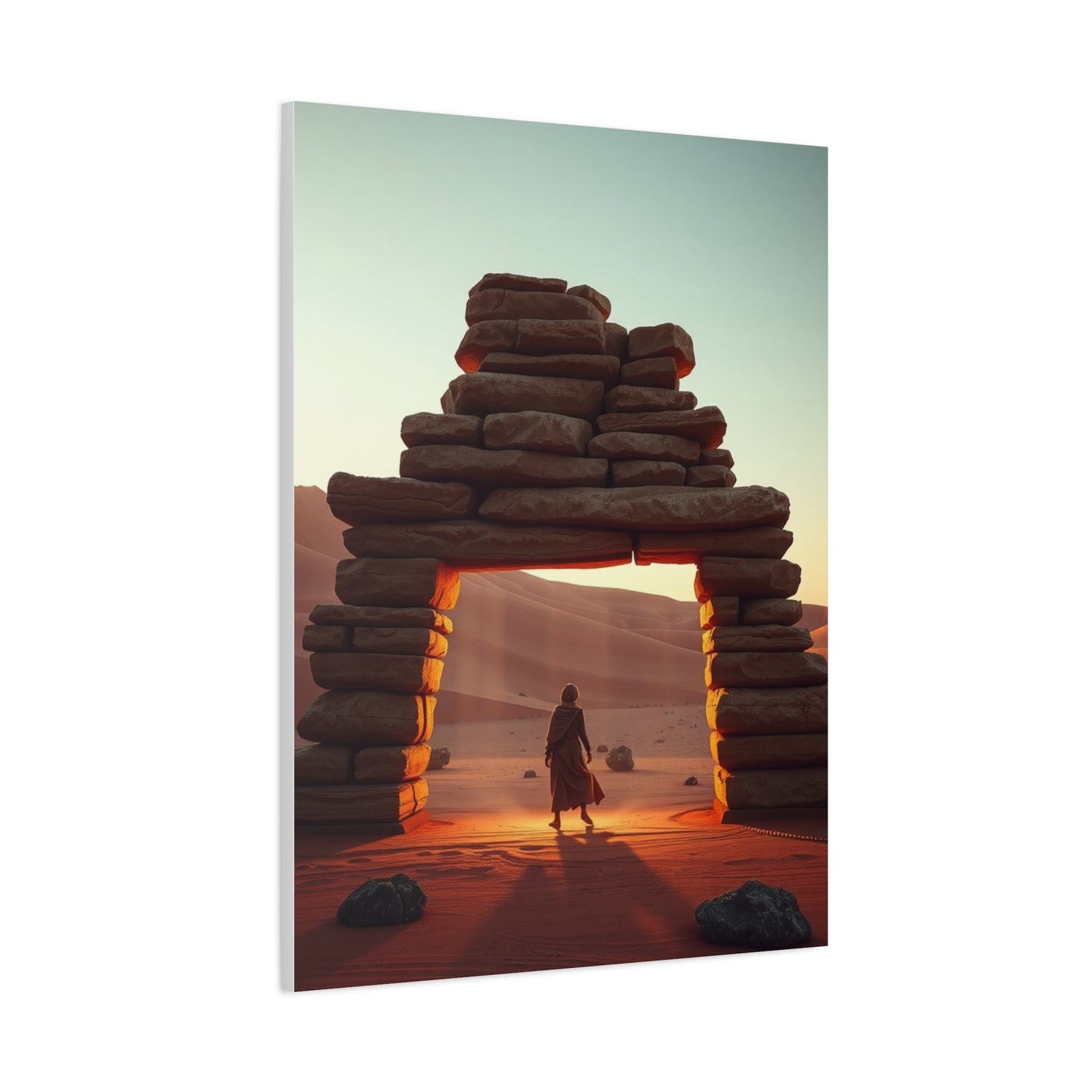 Amber Mirage Canvas Wall Art & Canvas Print
