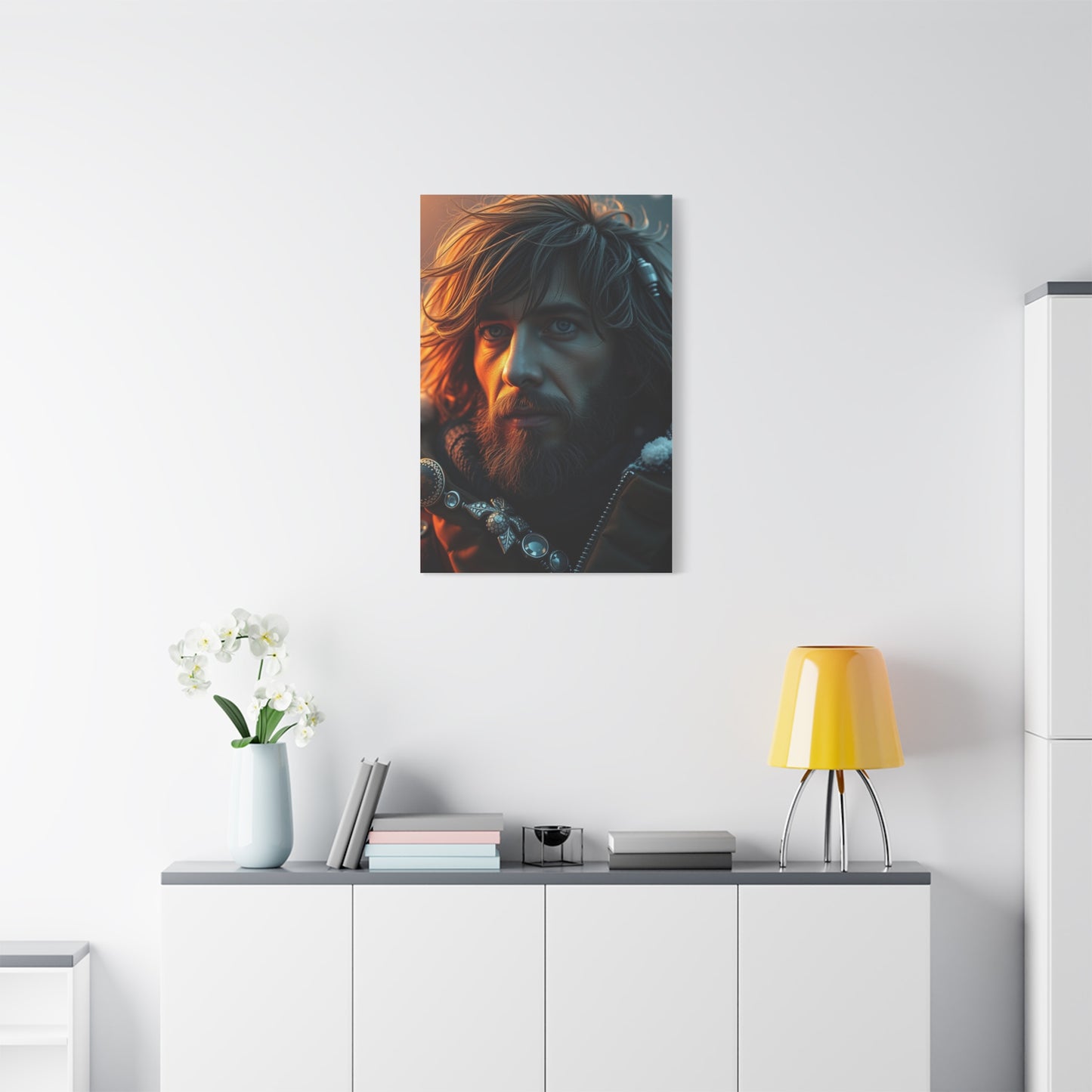Radiant Ember Canvas Wall Art & Canvas Print
