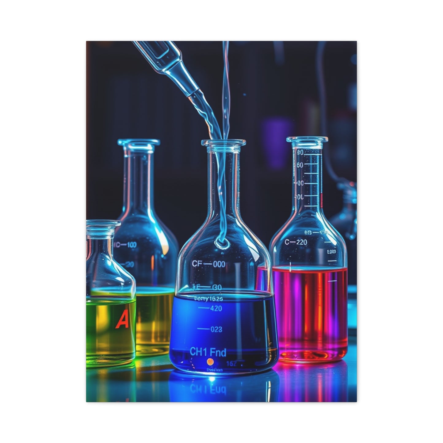 Chemistry Art Refined Canvas Wall Art & Canvas Print