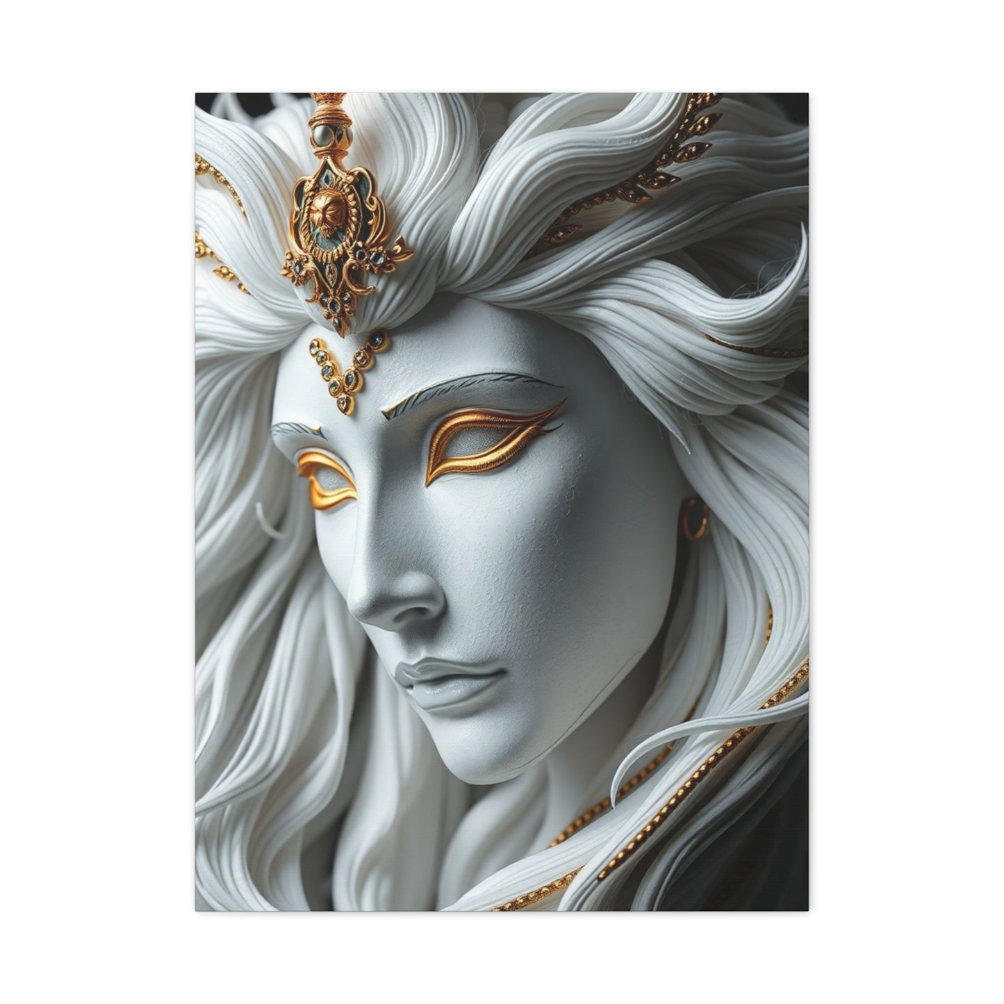 Supreme Black White and Gold Art Collection Wall Art & Canvas Print