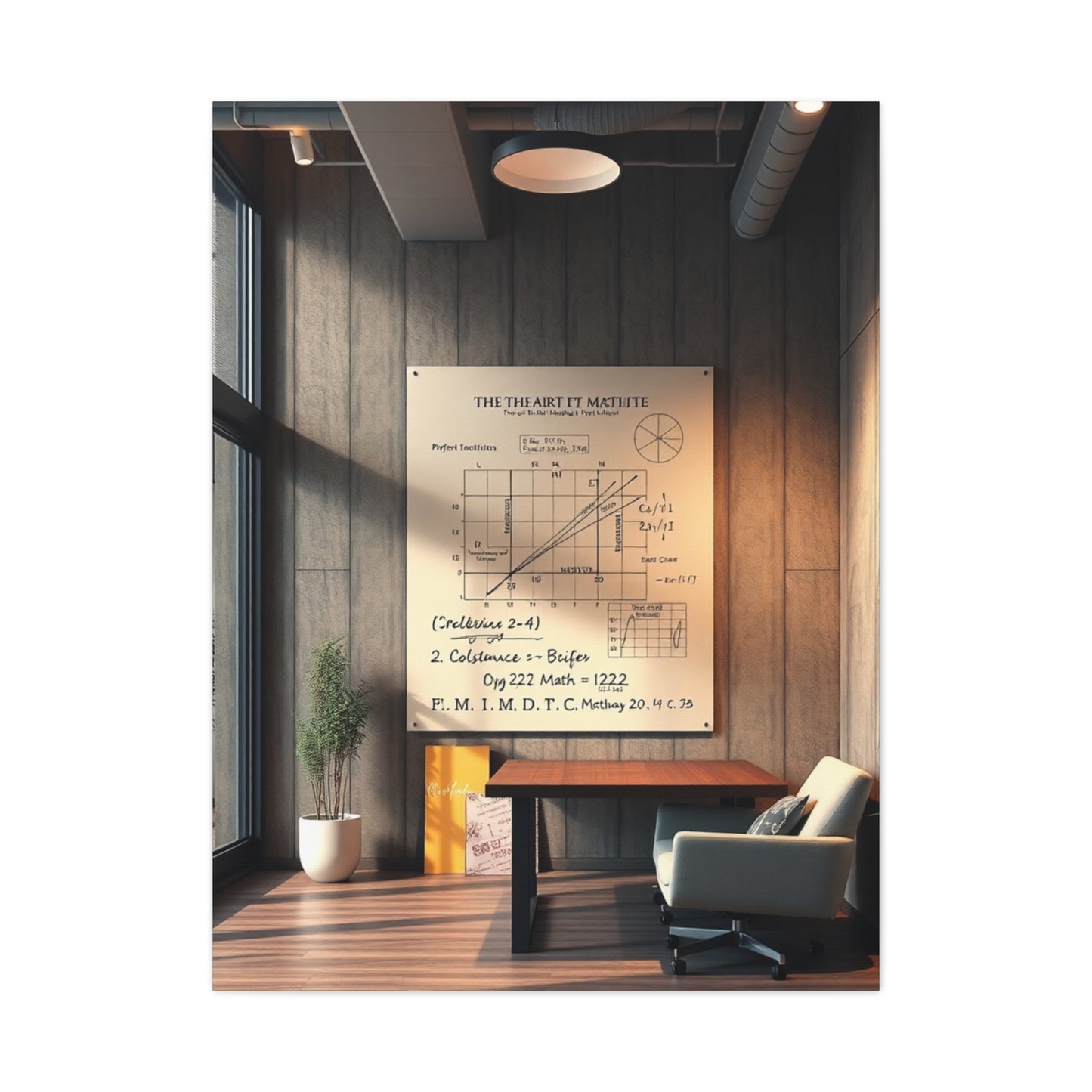 Supreme Modern Math Art for Creative Spaces Collection Wall Art & Canvas Print