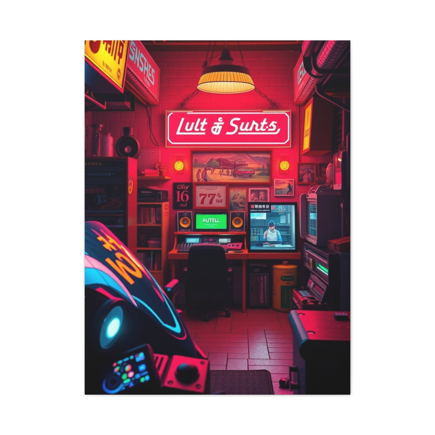 Elite 80’s Nostalgia Art Vision Wall Art & Canvas Print