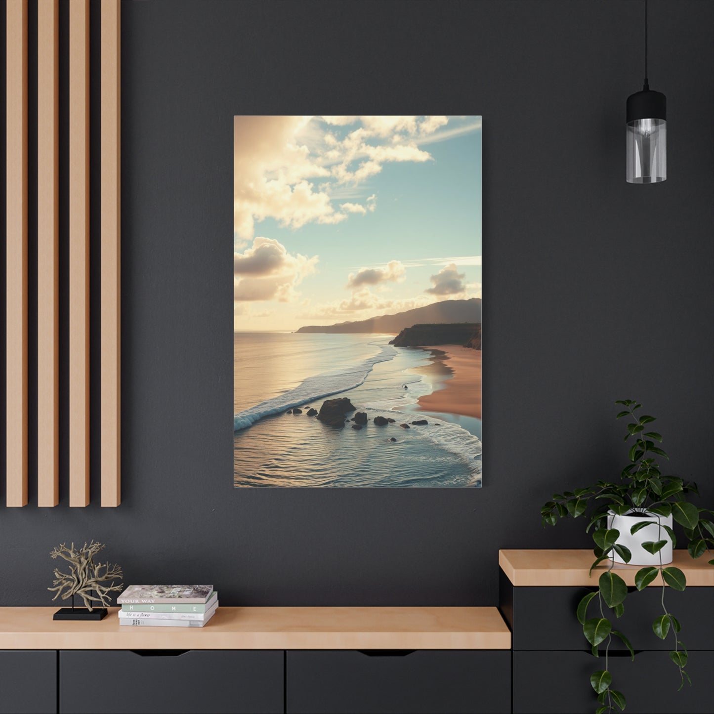 Azure Tranquility Art Series Wall Art & Canvas Print