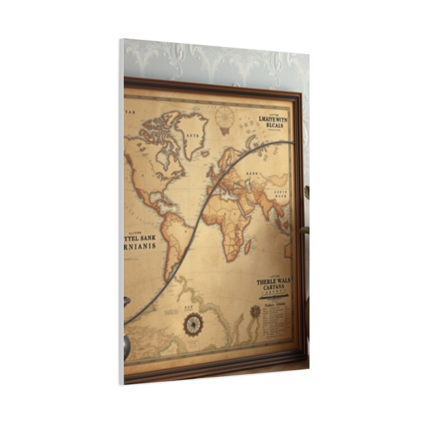 Antique Maps Art Artisan Canvas Wall Art & Canvas Print