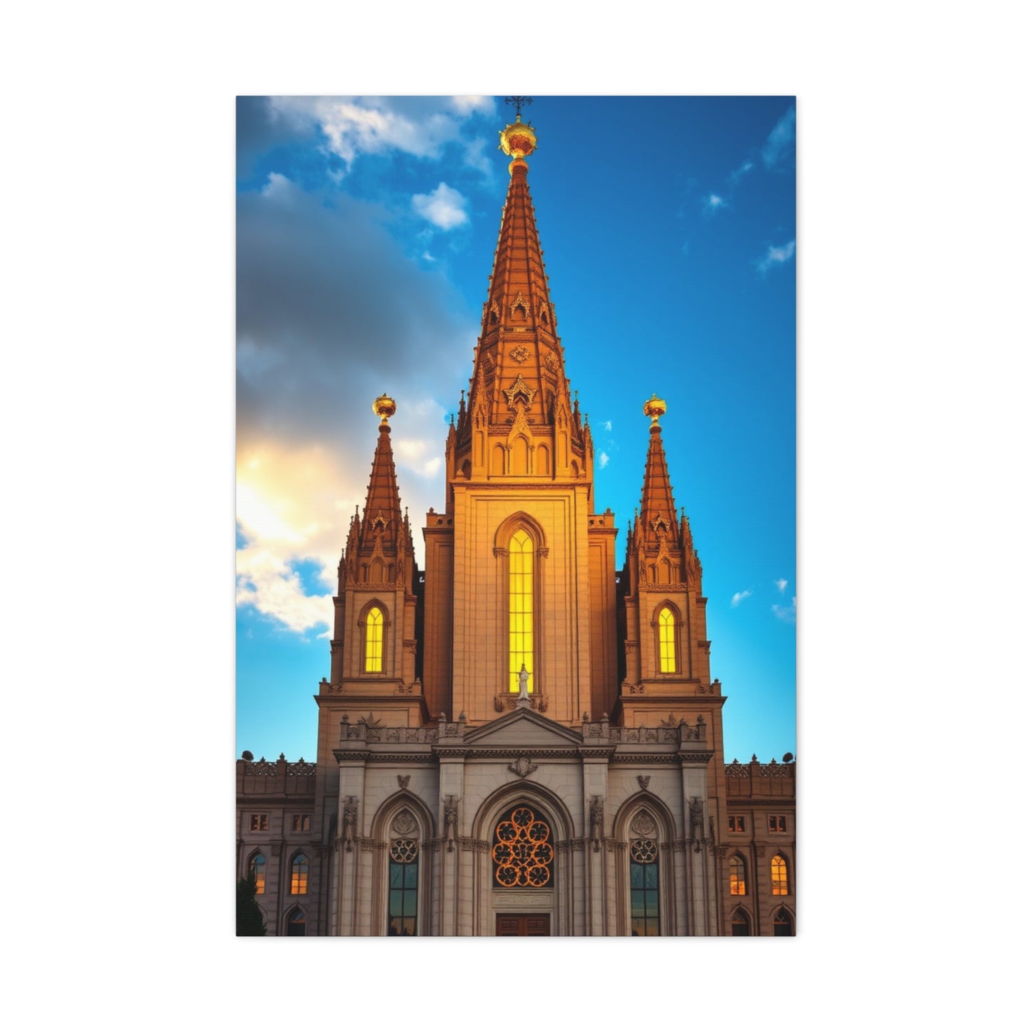 The LDS Temple Art Supreme Gallery Wall Art & Canvas Print