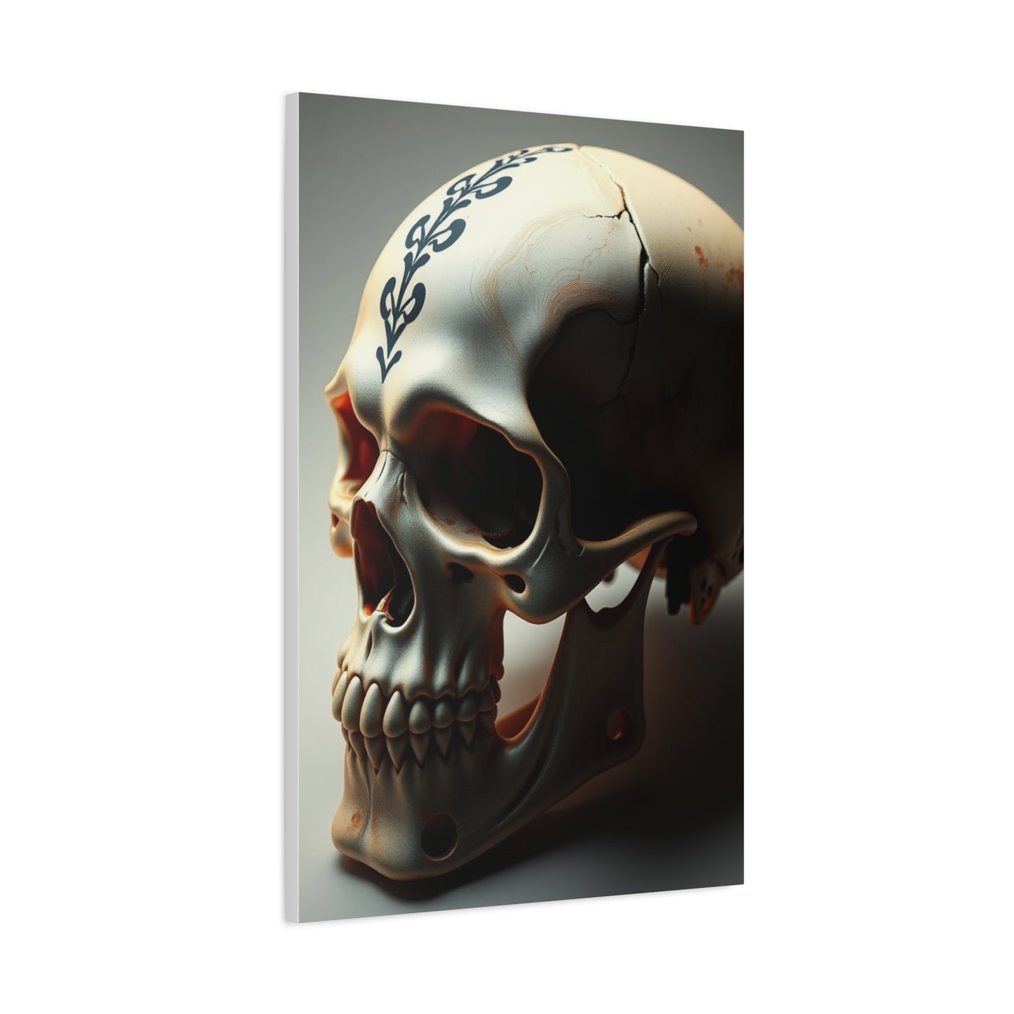 Regal Cranium Canvas Wall Art & Canvas Print