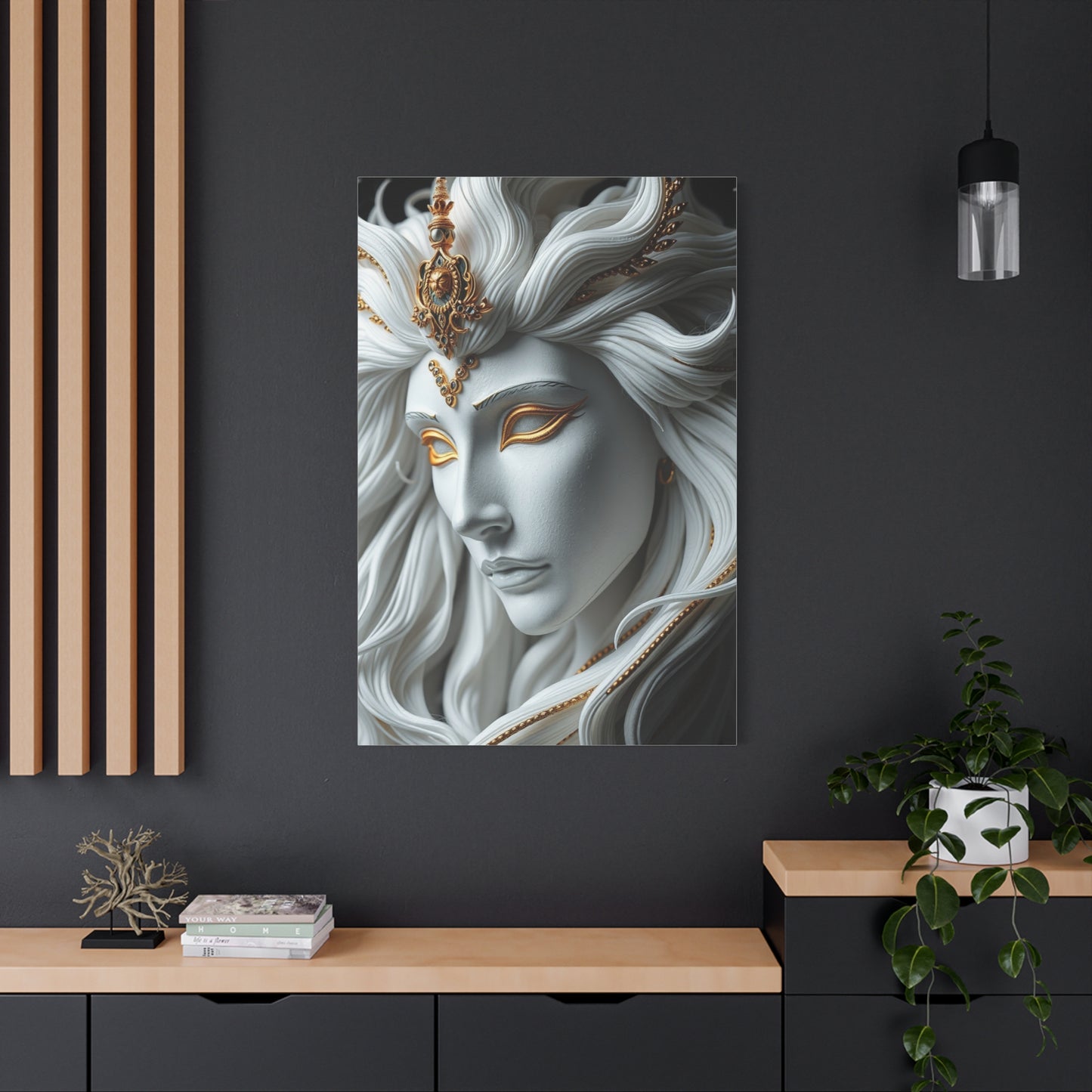 Supreme Black White and Gold Art Collection Wall Art & Canvas Print