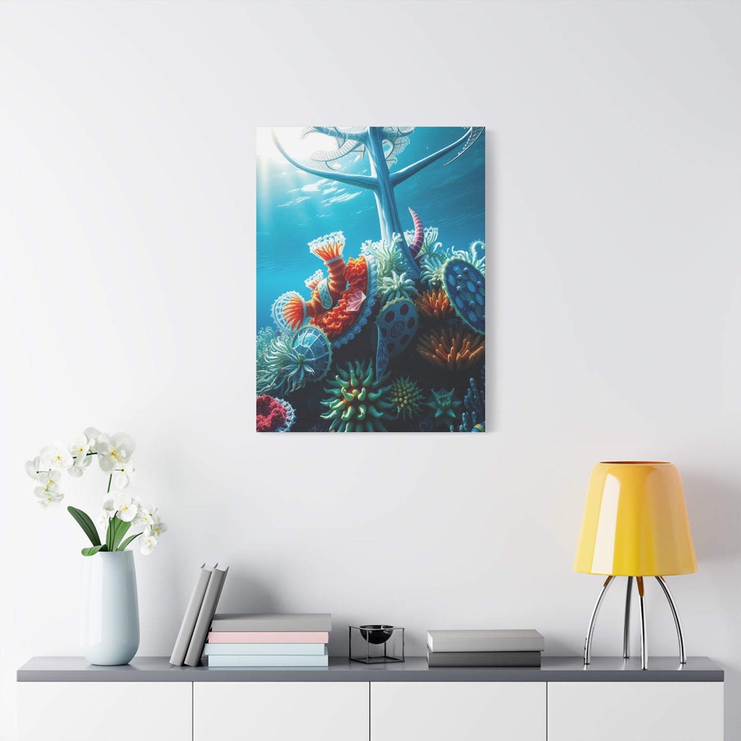 Pearlescent Wave Imagery Wall Art & Canvas Print