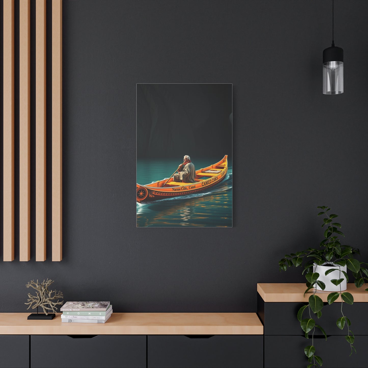 Canoe Art Refined Canvas Wall Art & Canvas Print