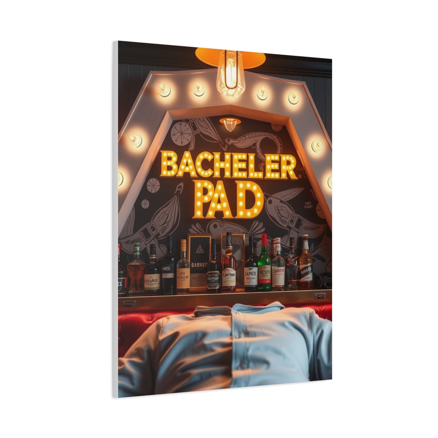 Vision Bachelor Pad Art Art Wall Art & Canvas Print