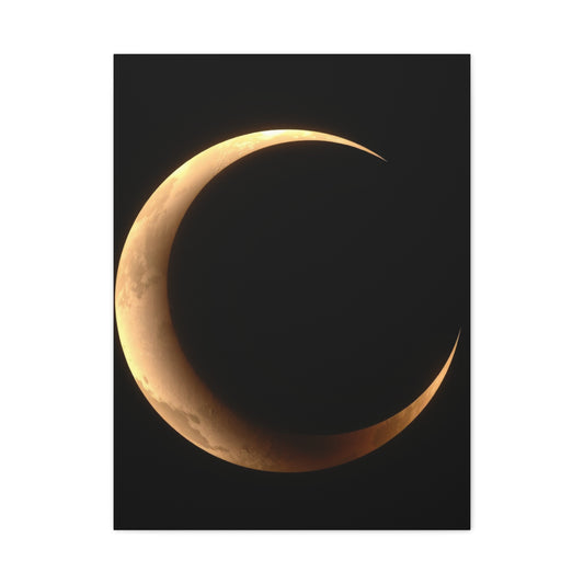 Masterpiece Crescent Moon Art Vision Wall Art & Canvas Print
