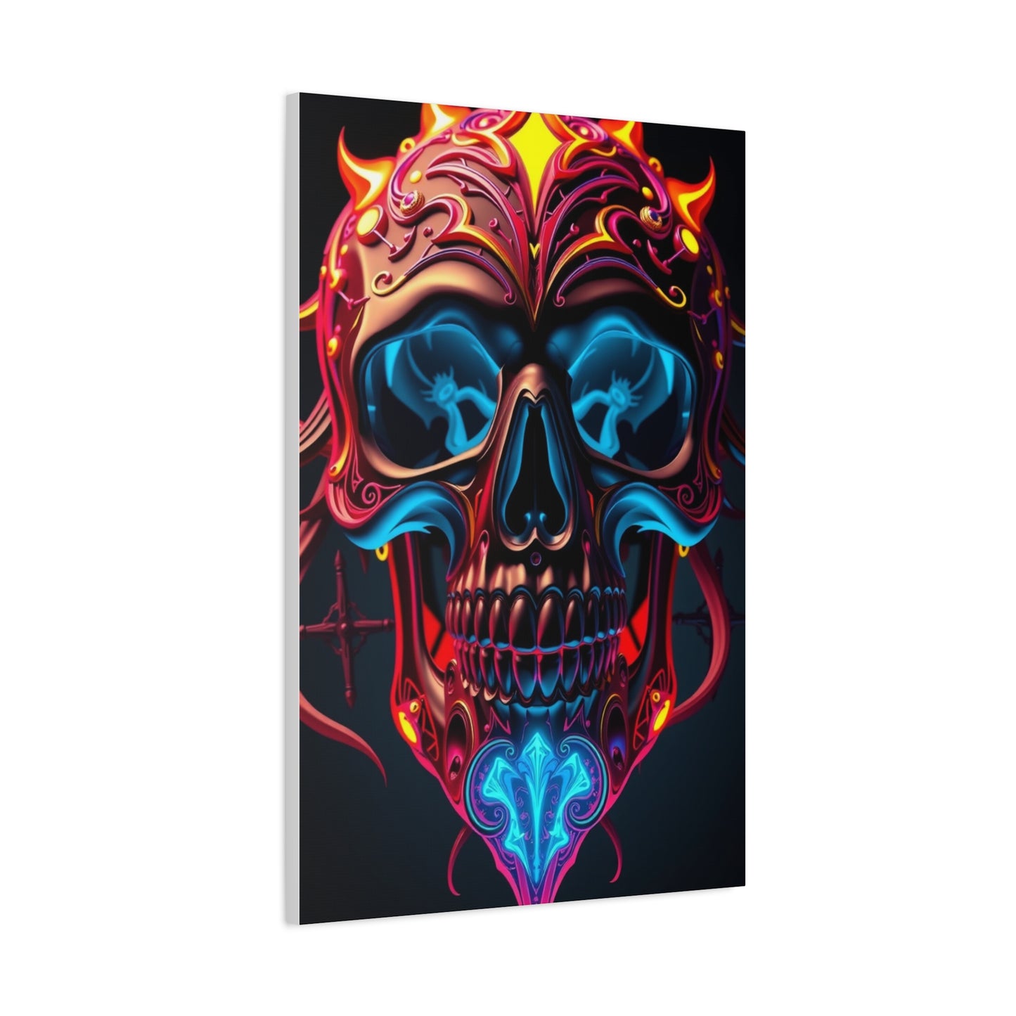 Supreme 3D Trippy Skull Art By Ali Gulec Art Collection Wall Art & Canvas Print