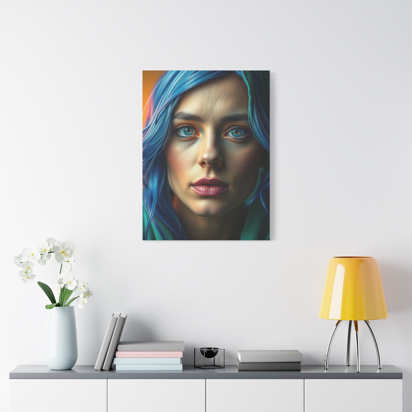 Elite Blue & Green Art Vision Wall Art & Canvas Print