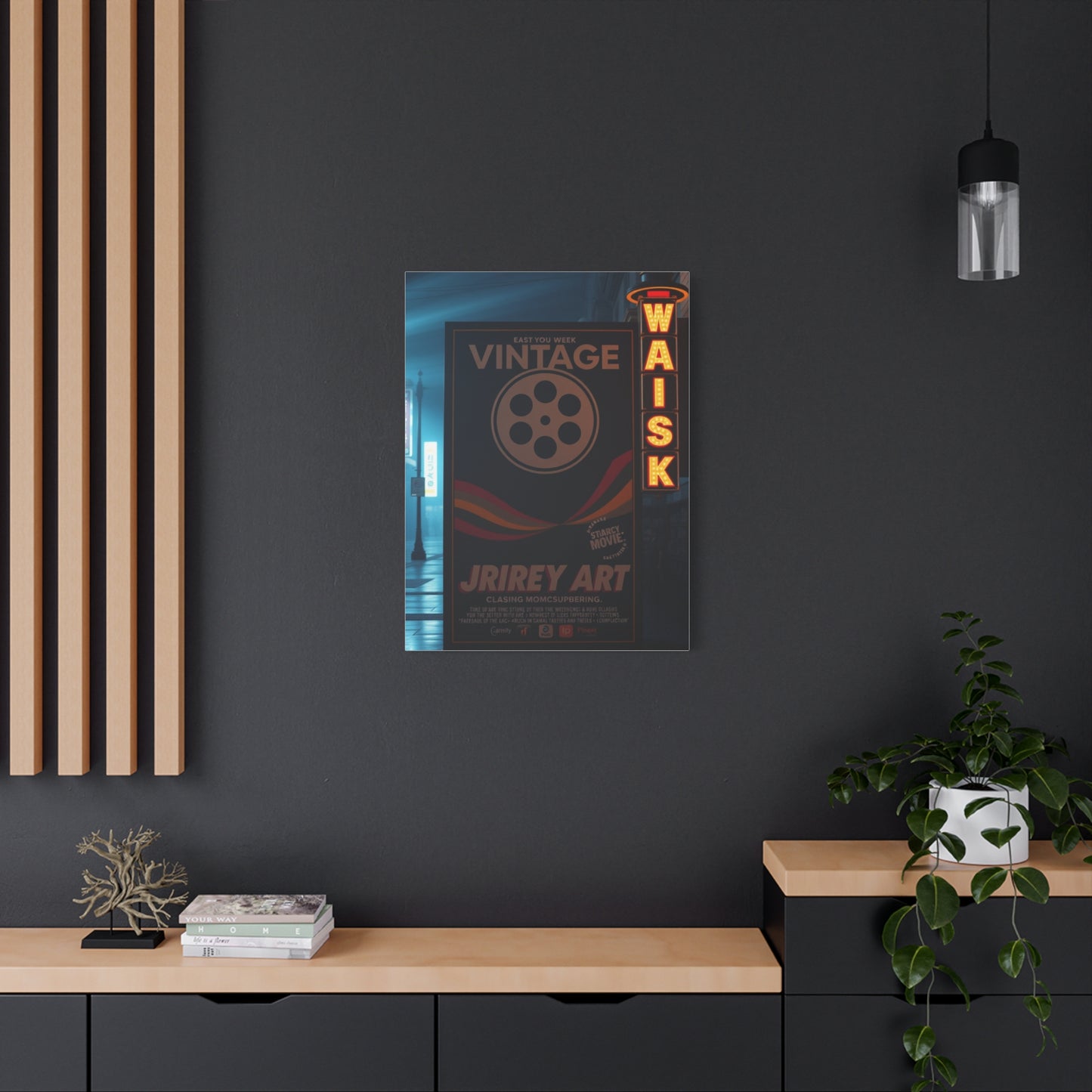 Vintage Movie Posters Art Refined Canvas Wall Art & Canvas Print