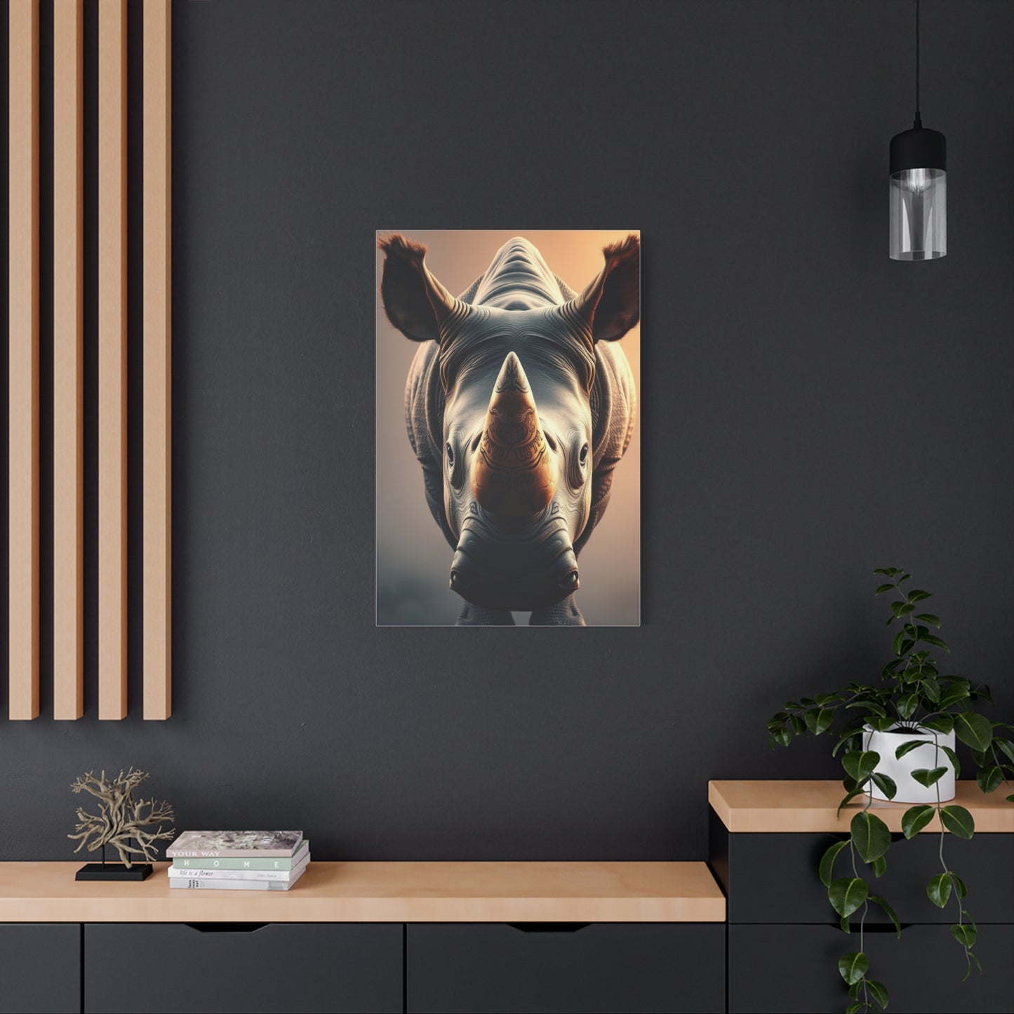 Rhinoceros Art Supreme Gallery Wall Art & Canvas Print