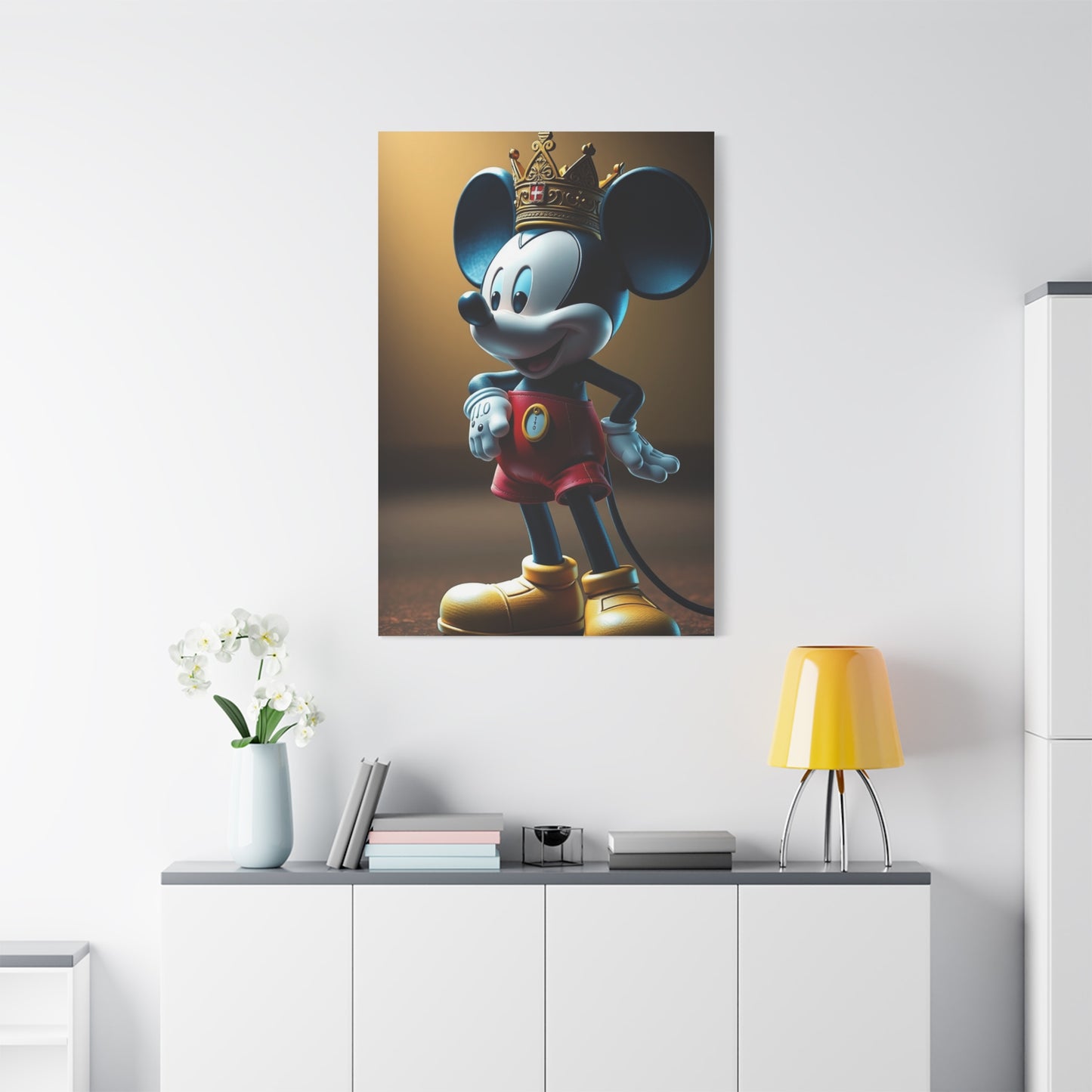Regal Mickey Canvas Wall Art & Canvas Print