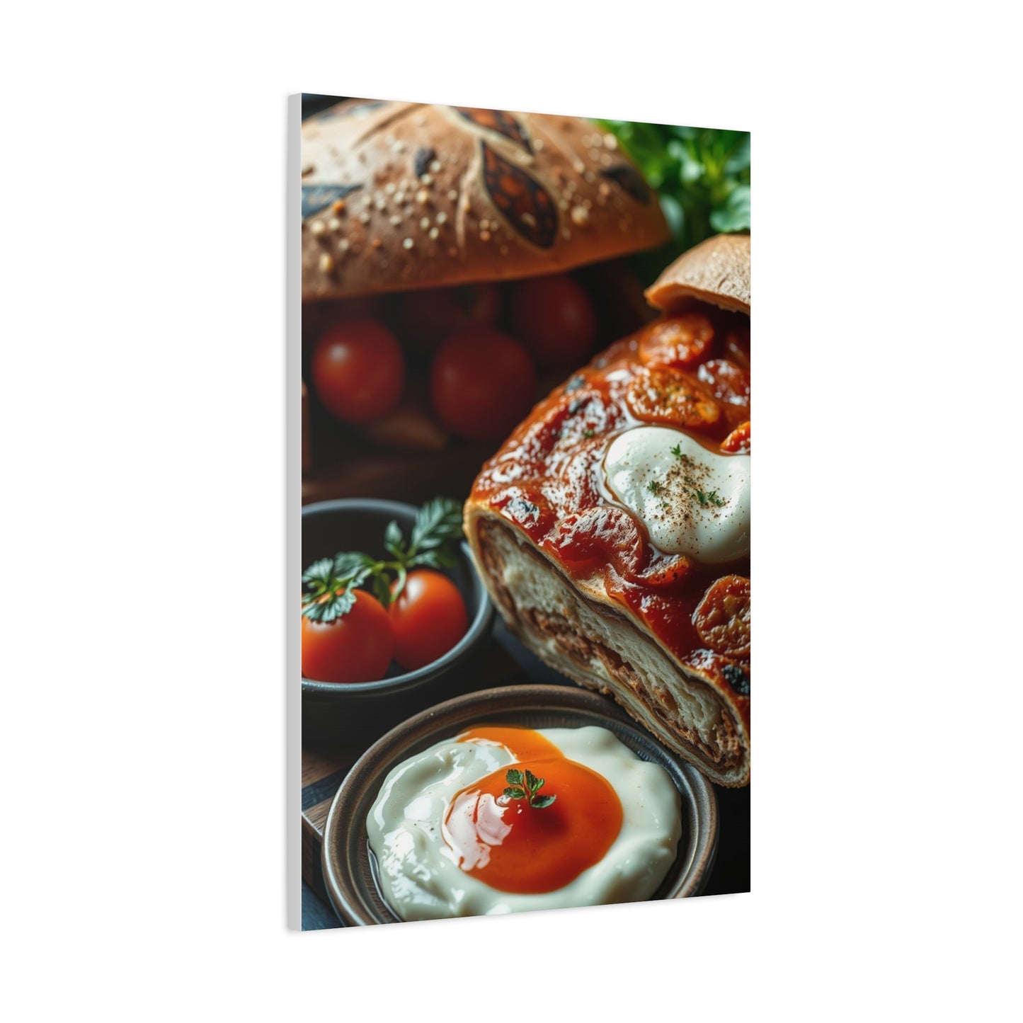 Masterpiece Italian Food Art Vision Wall Art & Canvas Print