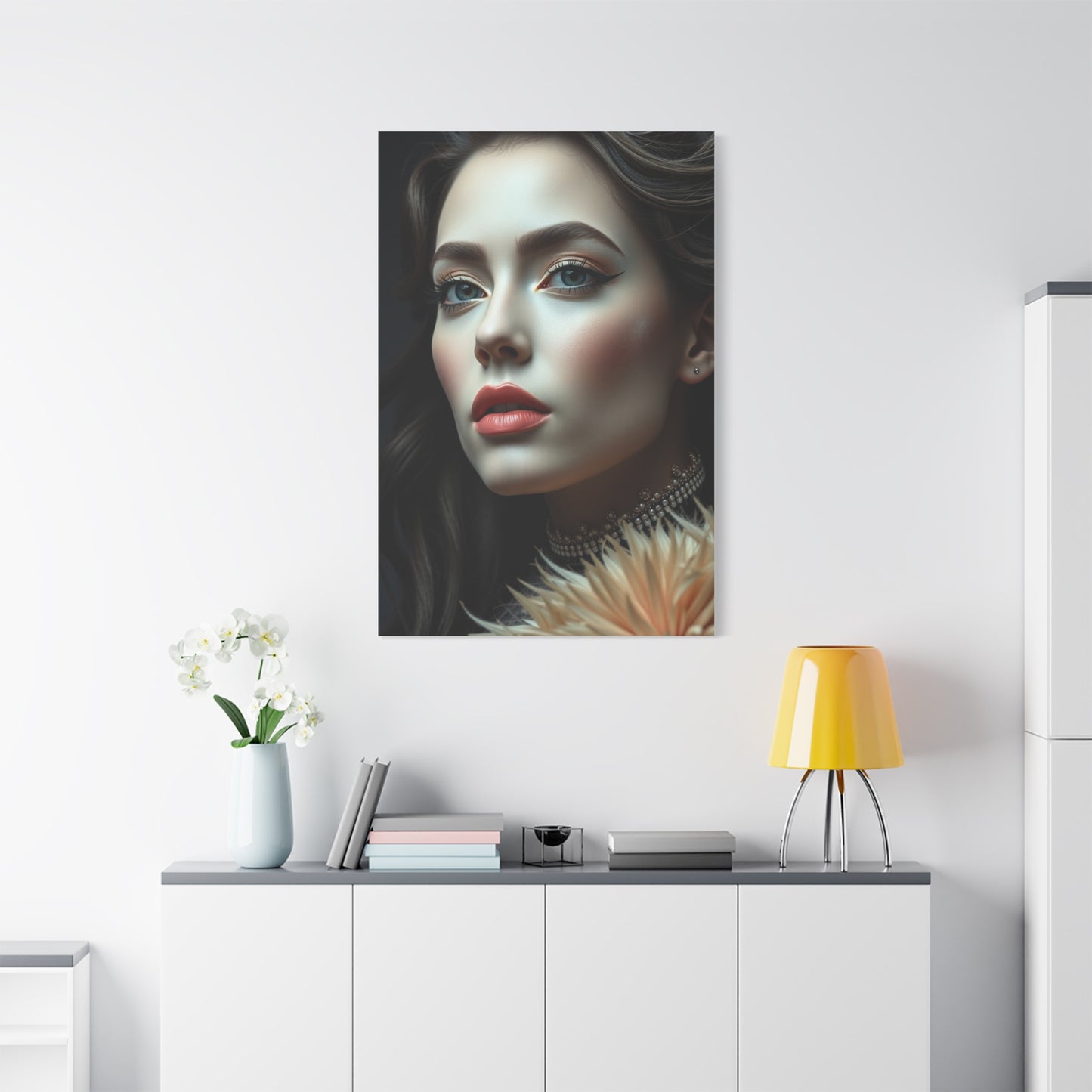Black & Beige Art Refined Canvas Wall Art & Canvas Print