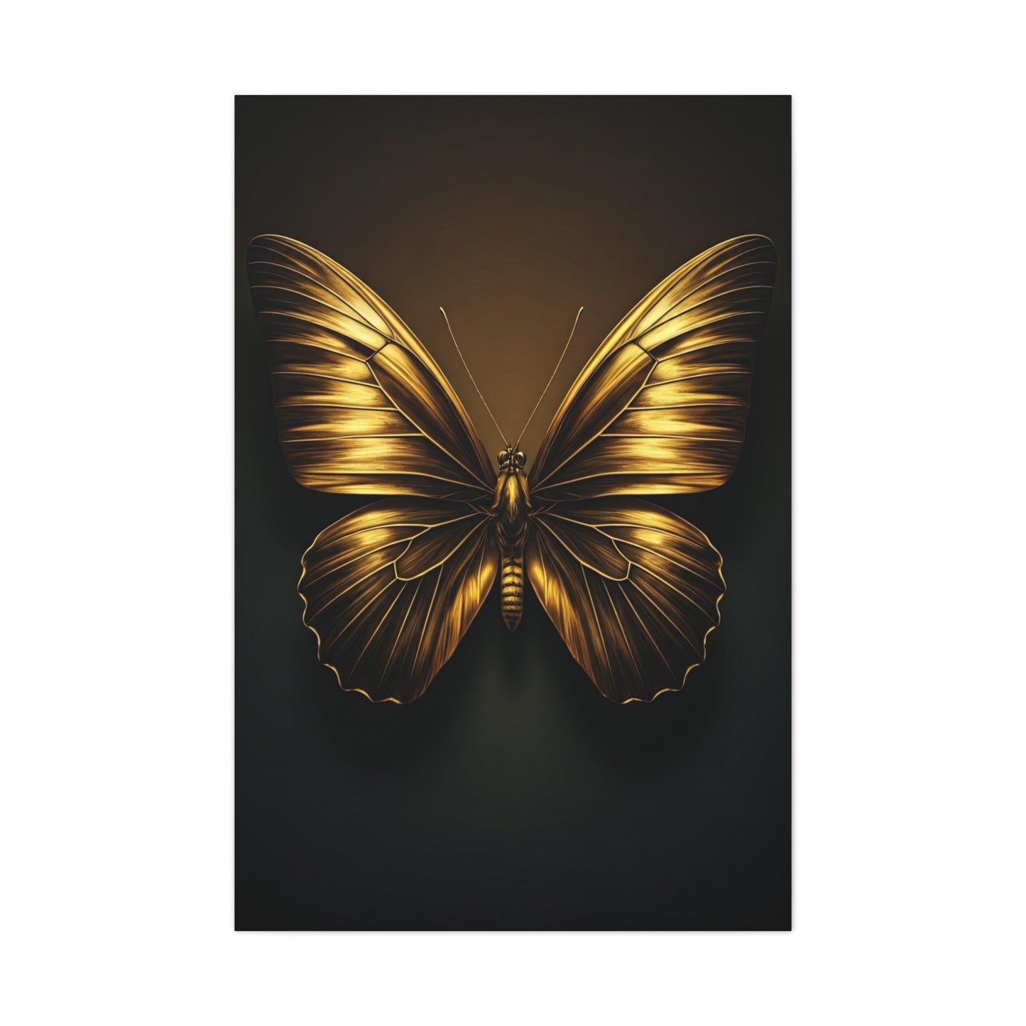 Golden Monarch Style Butterfly Elegance Wall Art & Canvas Prints