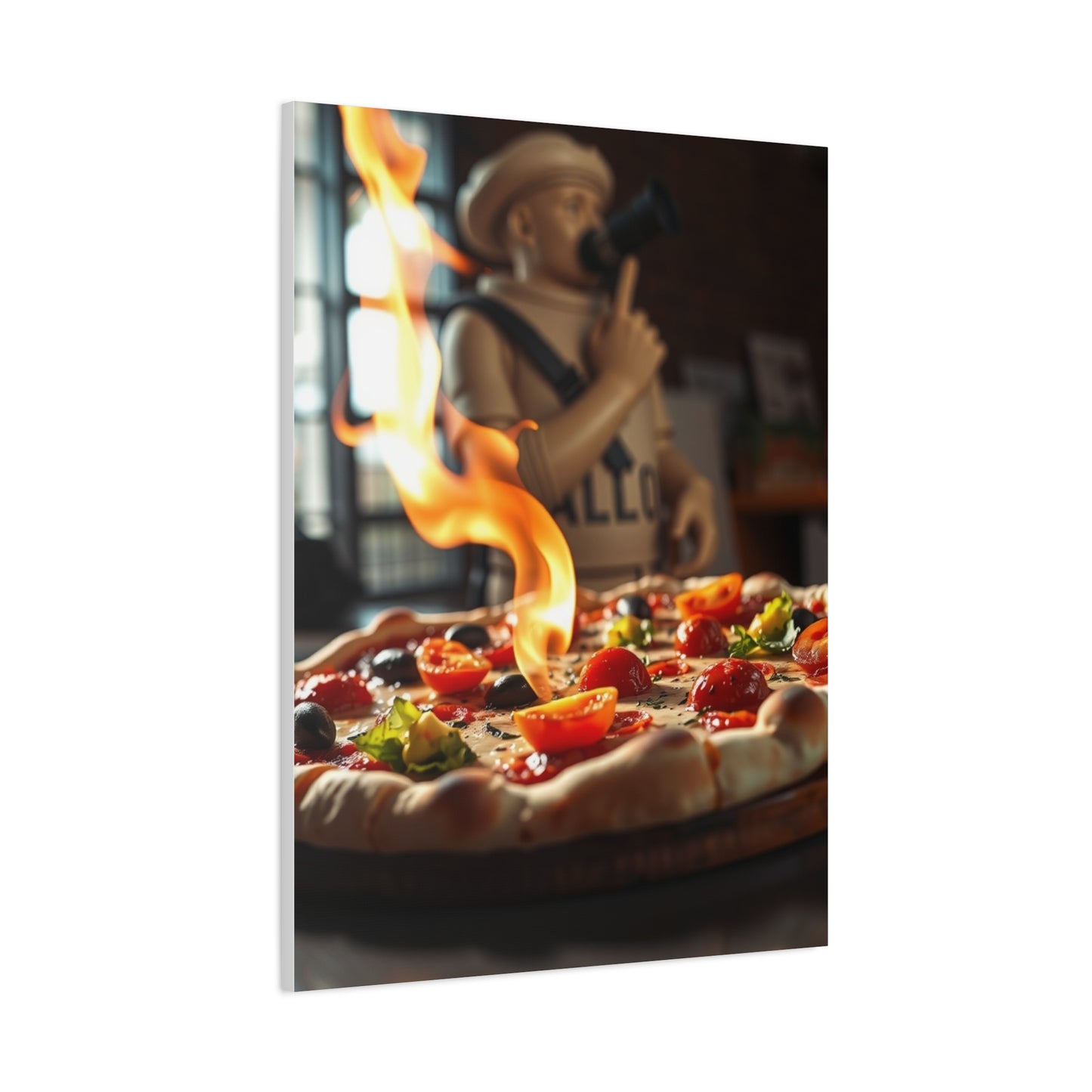 Vision Pizza Art Art Wall Art & Canvas Print