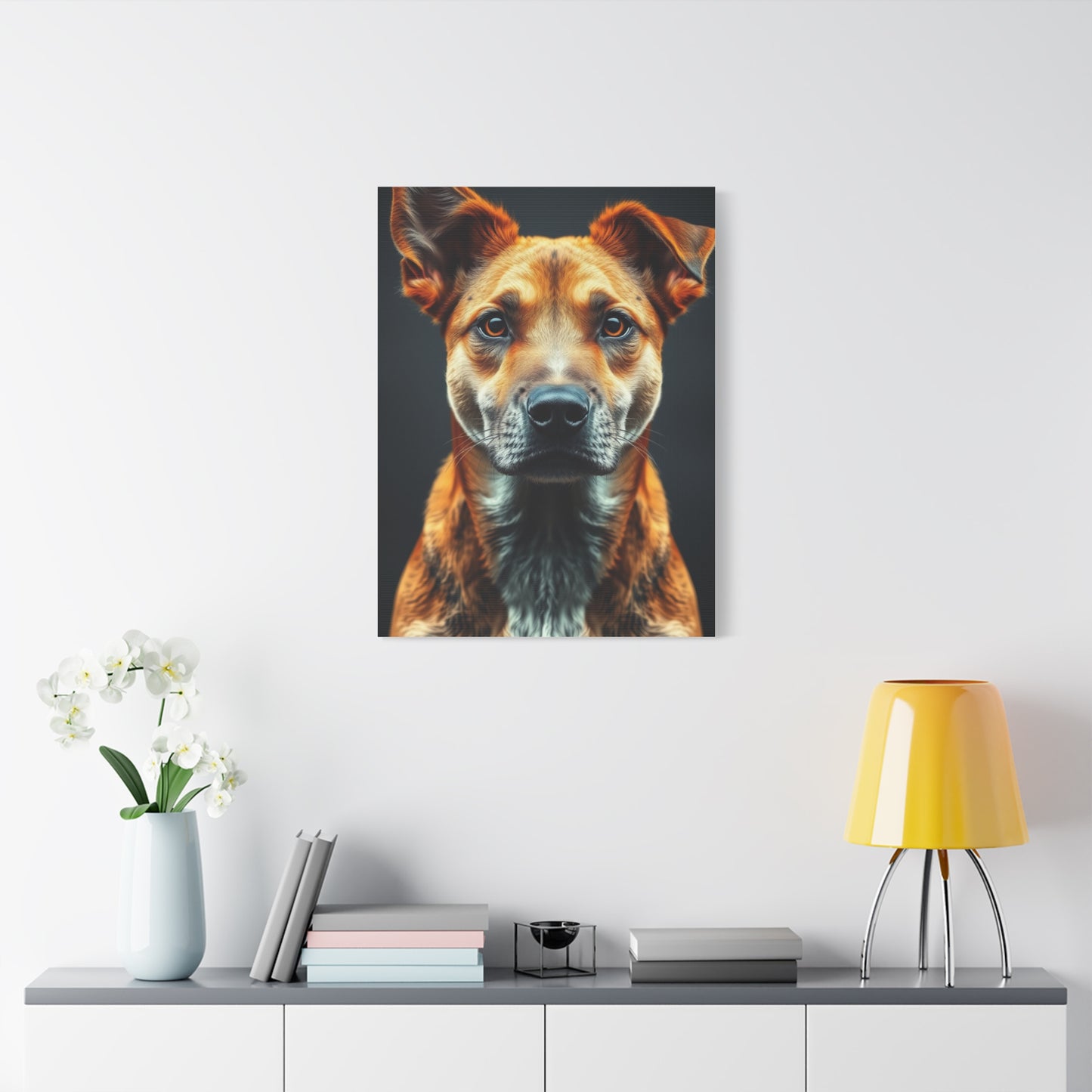 Canine Elegance Portraiture Wall Art & Canvas Print