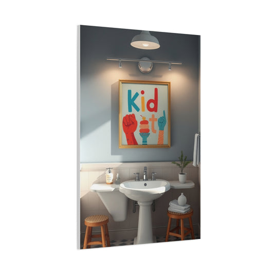 Vision Kid’s Bathroom Art Art Wall Art & Canvas Print