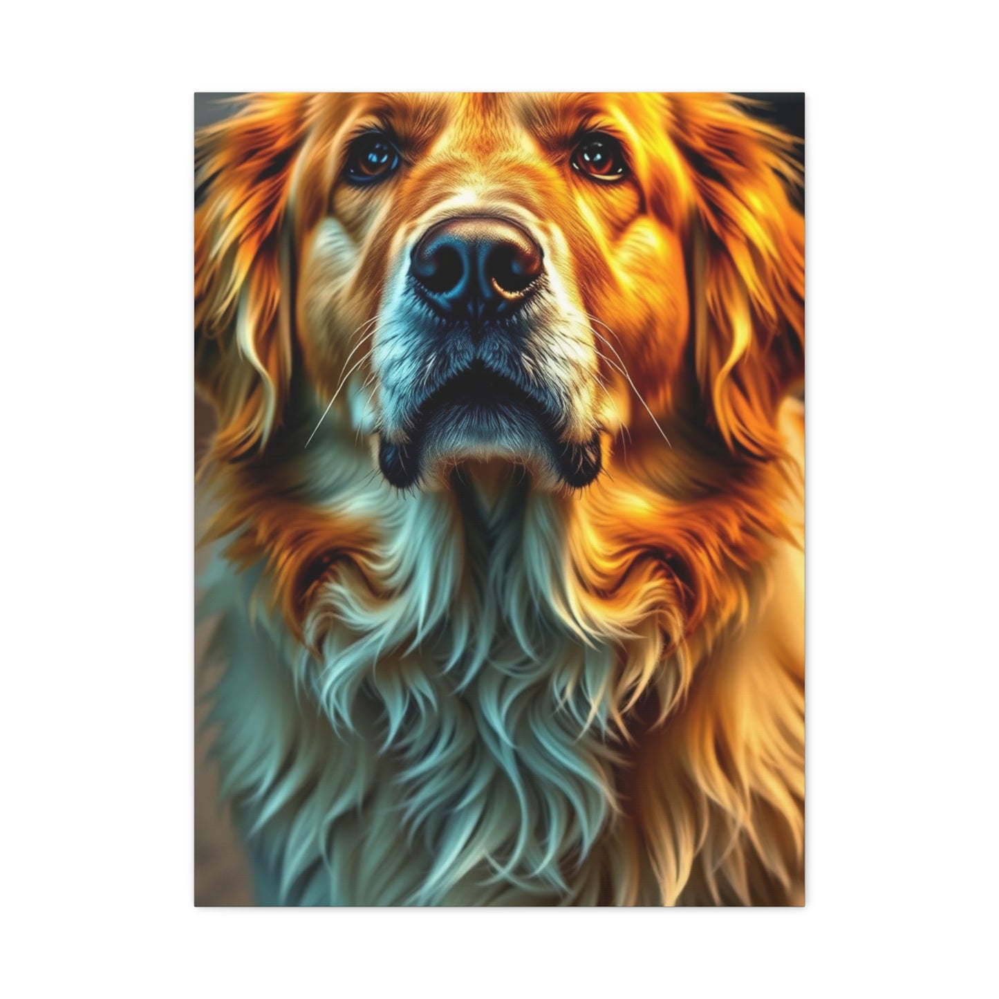 Vision Golden Retriever Art Art Wall Art & Canvas Print