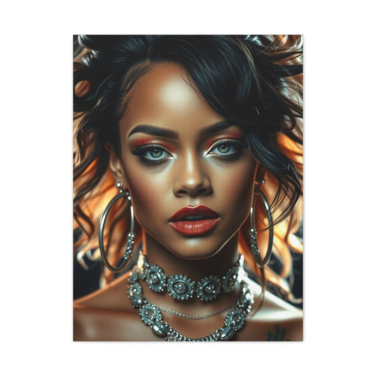 Regal Rihanna Canvas Display Wall Art & Canvas Print