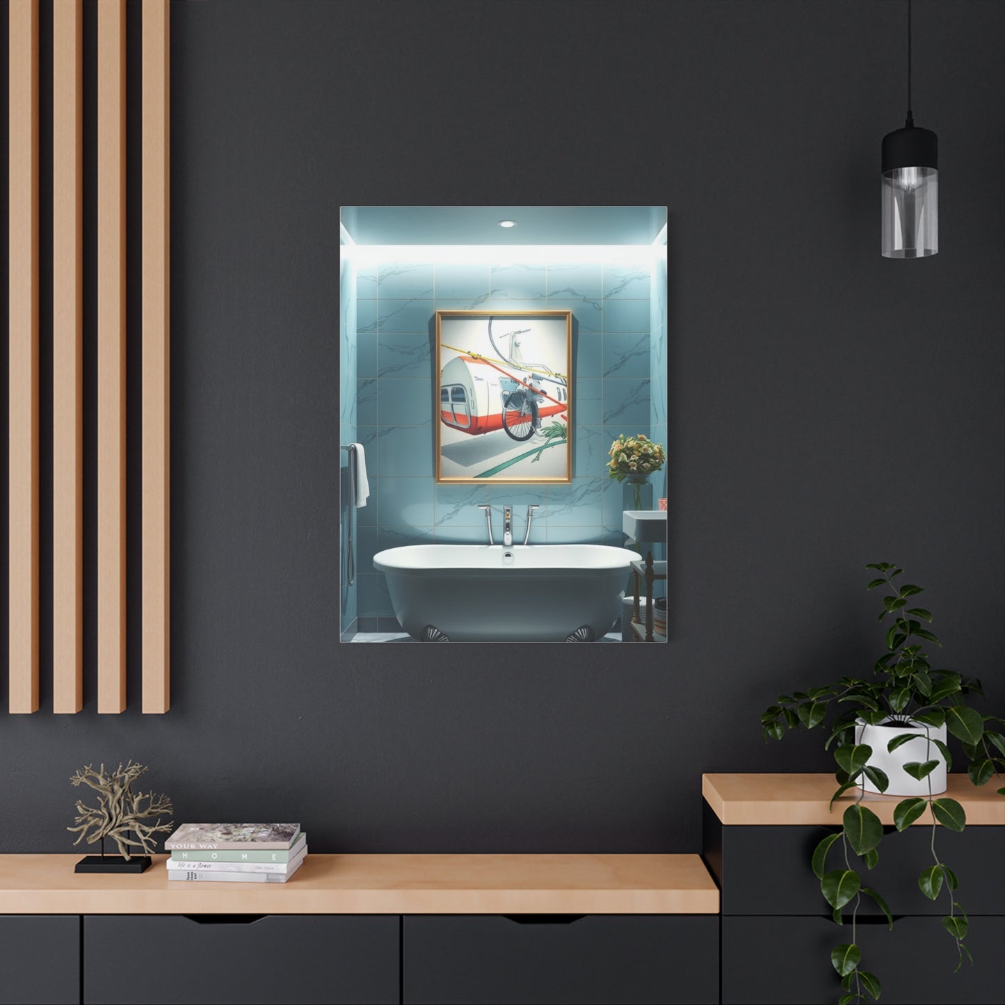 Majestic Bath Canvas Ensemble Wall Art & Canvas Print