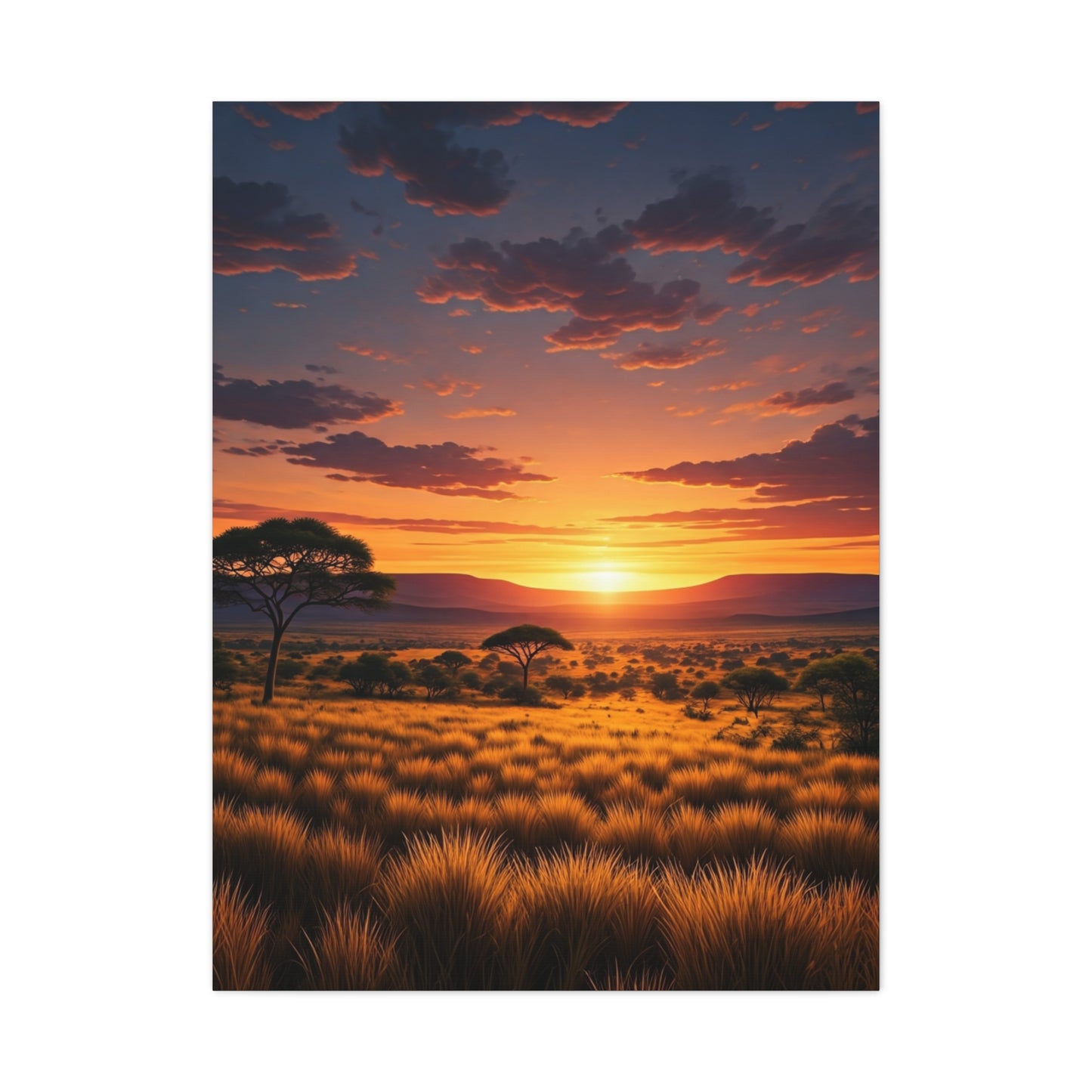 Savannah Sunset Glow Wall Art & Canvas Prints