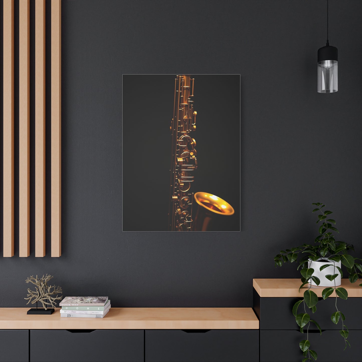 Vision Saxophone Art Art Wall Art & Canvas Print