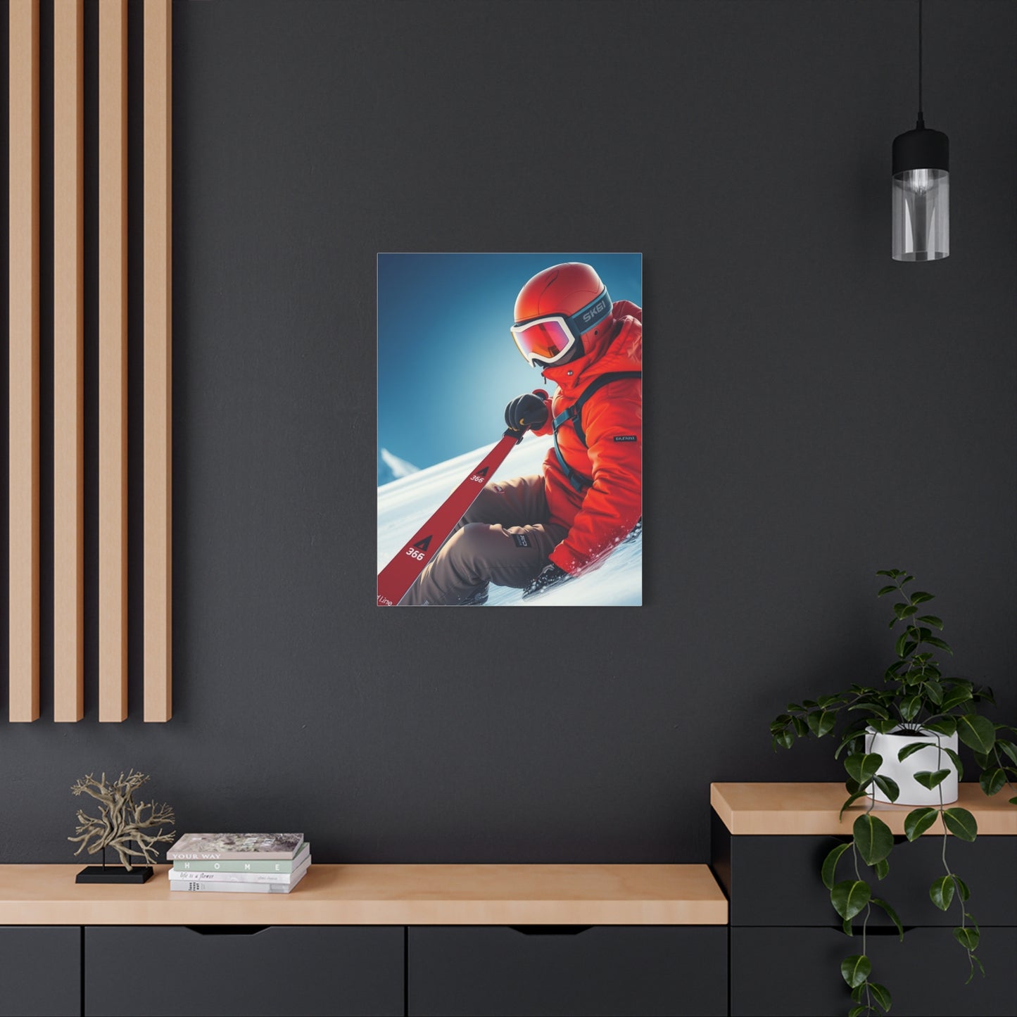 Skiing Art Luxury Canvas Wall Art & Canvas Print