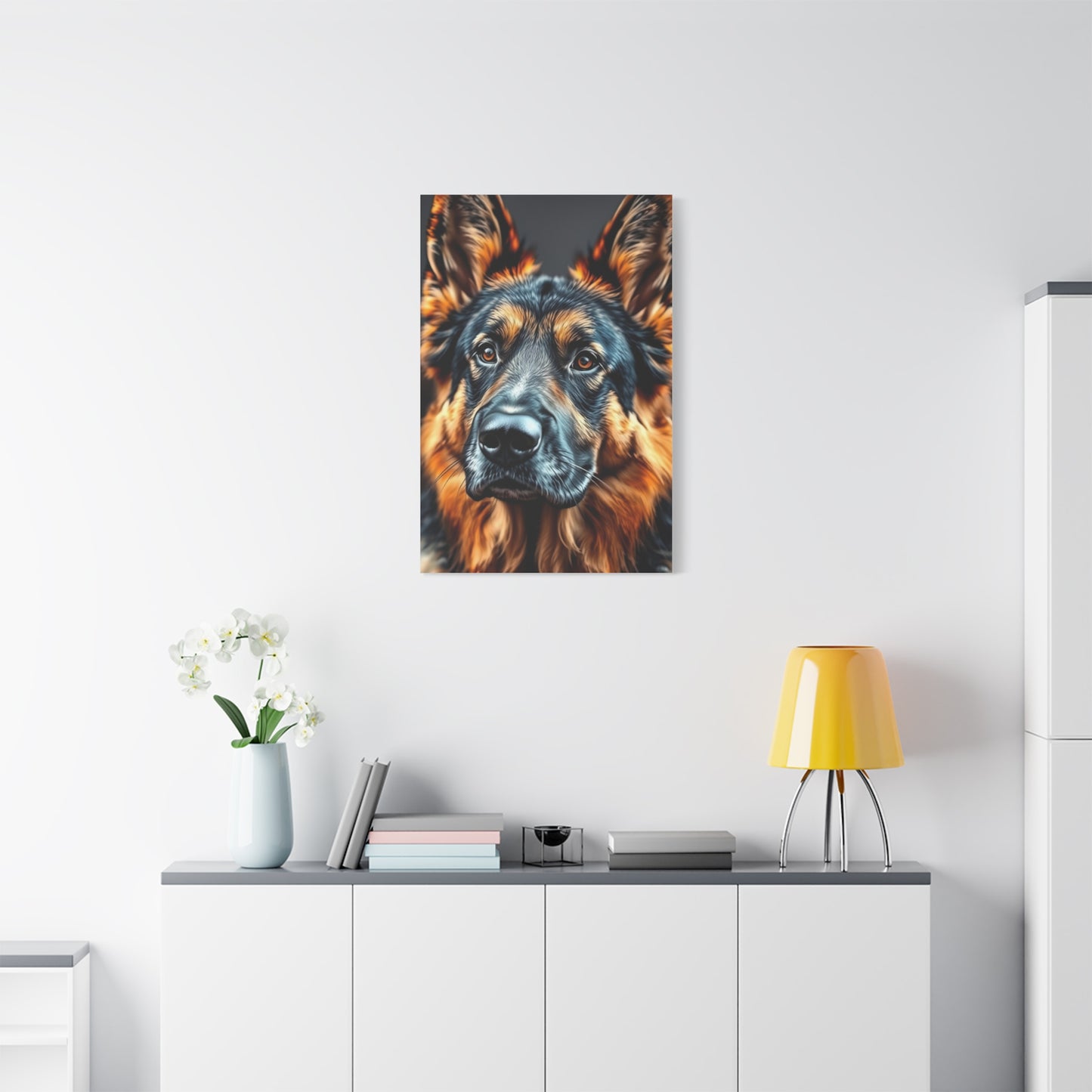 German Shepherd Art Refined Canvas Wall Art & Canvas Print