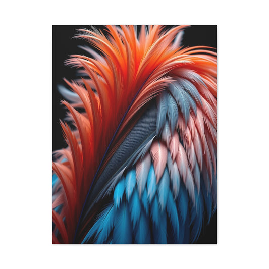 Plume Elegance Canvas Wall Art & Canvas Print