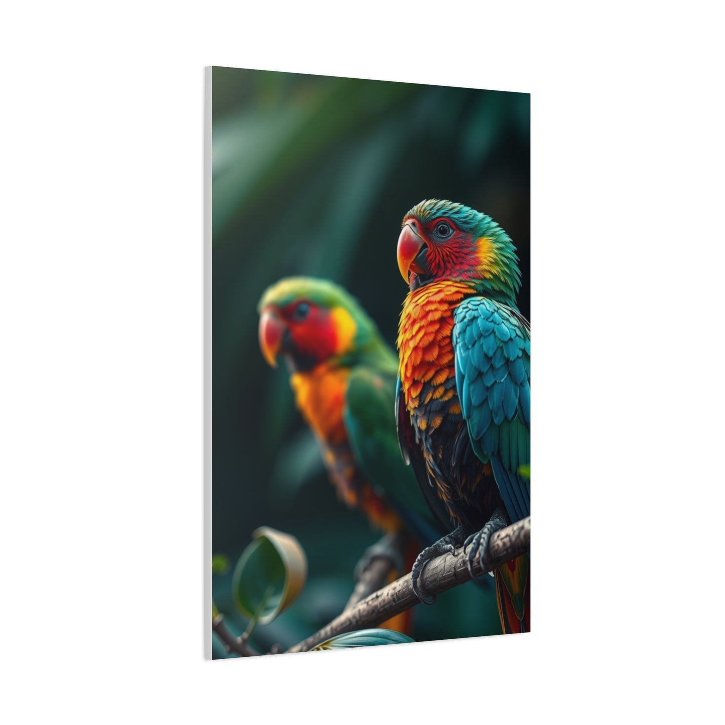 Tropical Birds Art Luxury Canvas Wall Art & Canvas Print