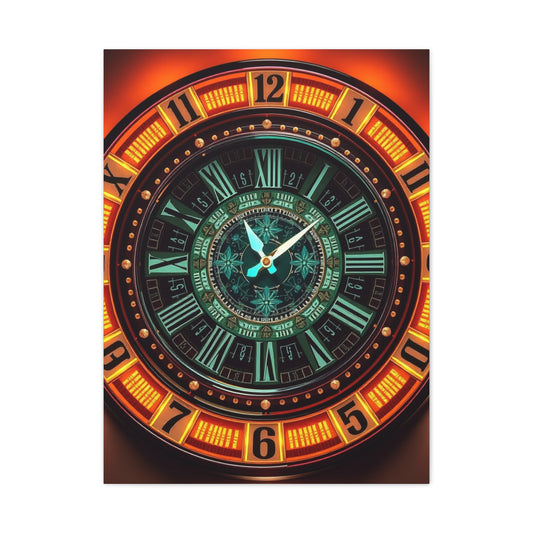 Clock Art Luxury Canvas Wall Art & Canvas Print