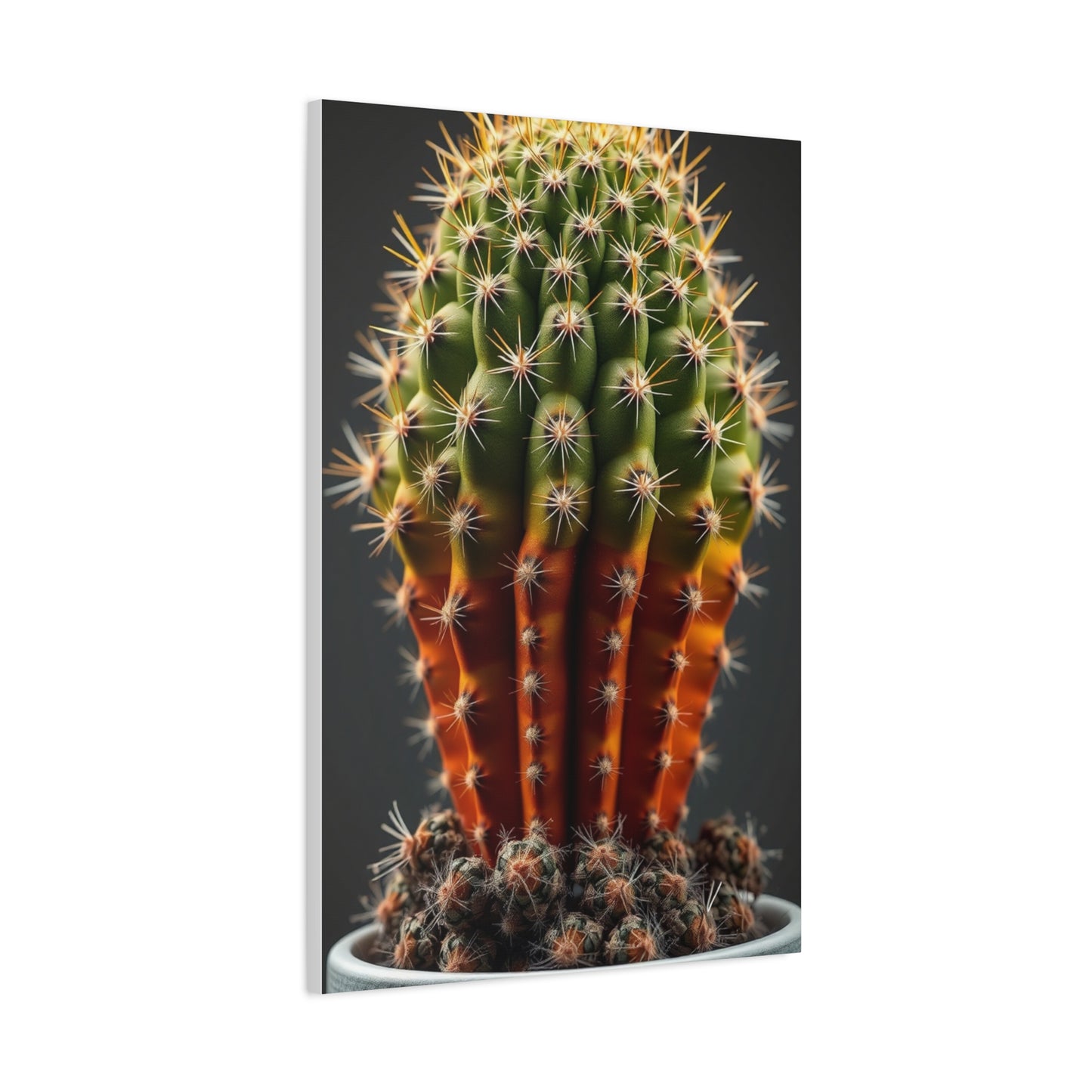 Cacti Elegance Portrait Wall Art & Canvas Print