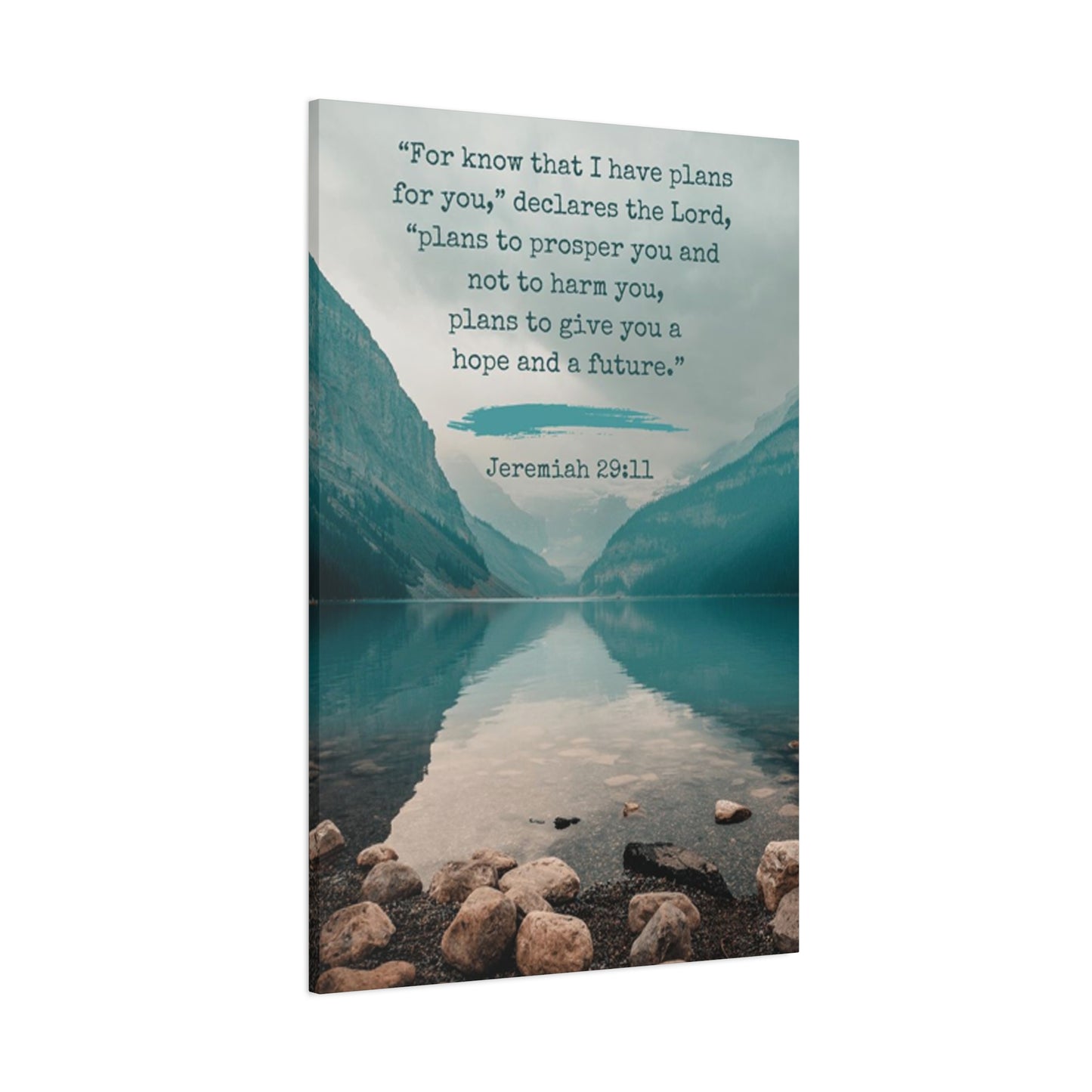 Jeremiah 29:11 Quote Poster Wall Art & Canvas Prints