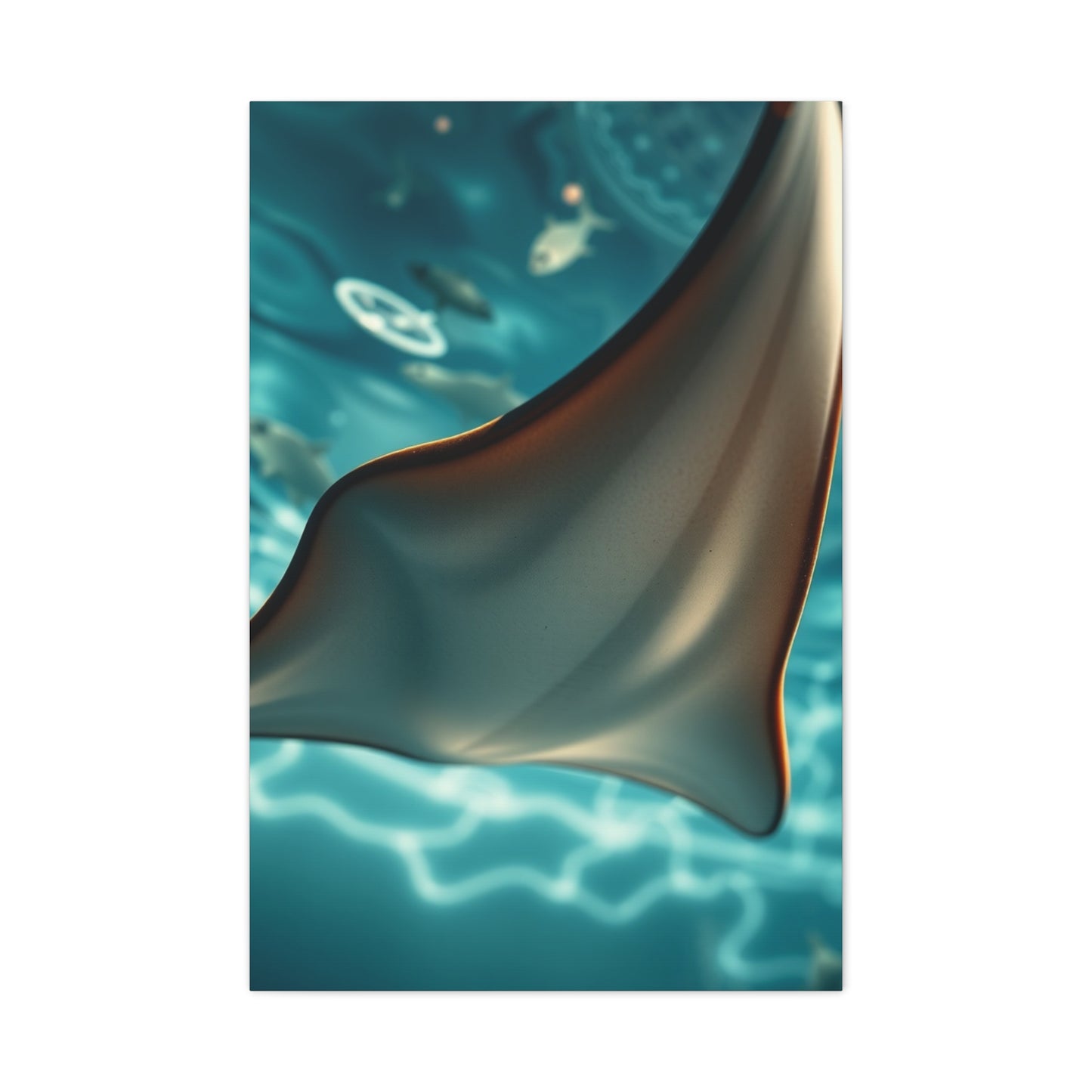 Ray & Stingray Art Luxury Canvas Wall Art & Canvas Print