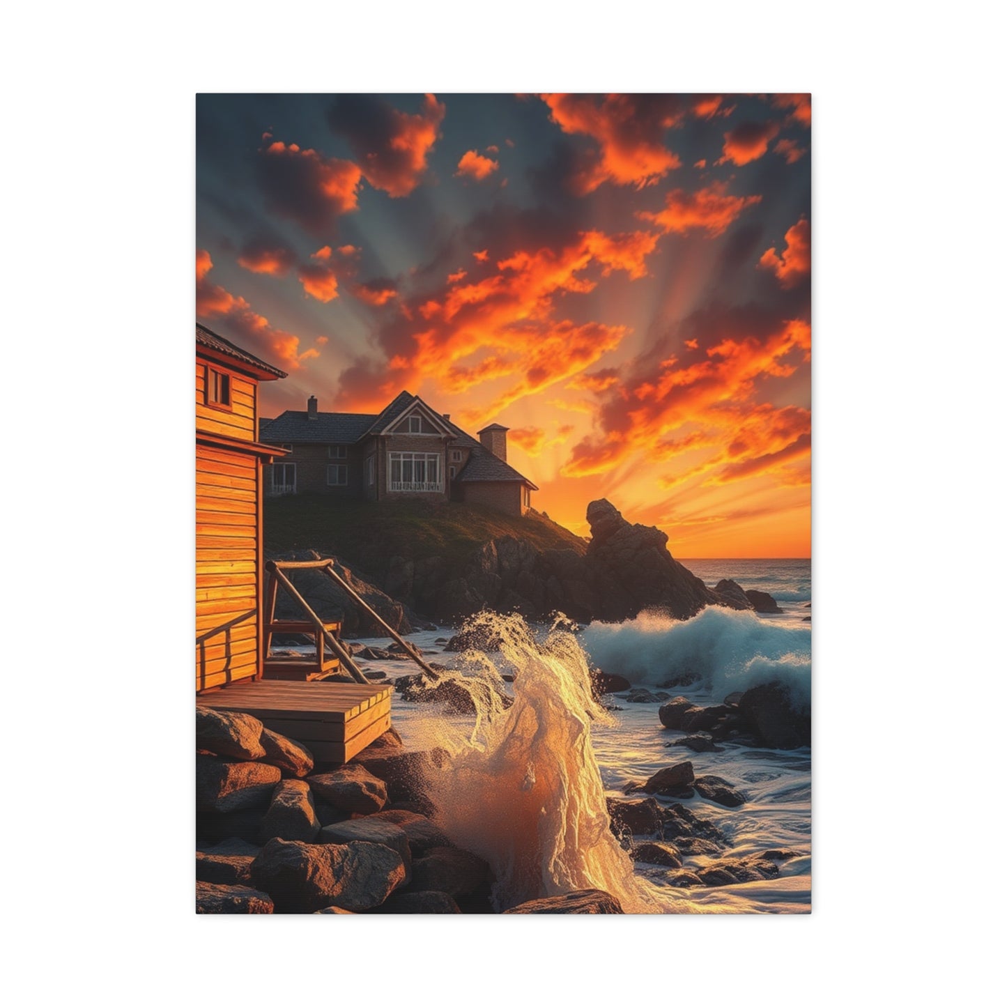 Tidal Tranquility Creation Wall Art & Canvas Print