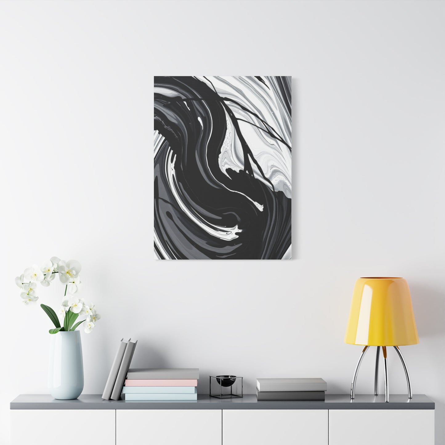 Supreme Black and White Abstract Art Collection Wall Art & Canvas Print